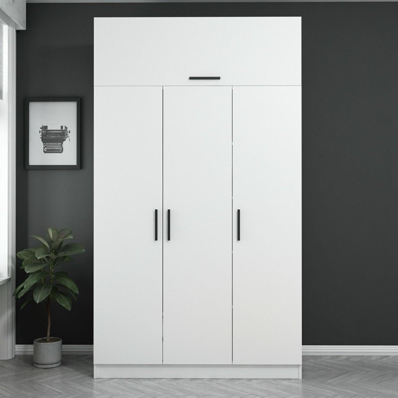 Гардеробер Hanah Home Kale 235 135x235x52cm Бела