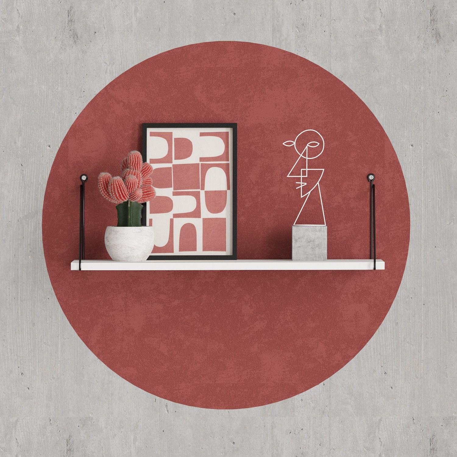 Hanah Home Armoni полица за dzид, бела