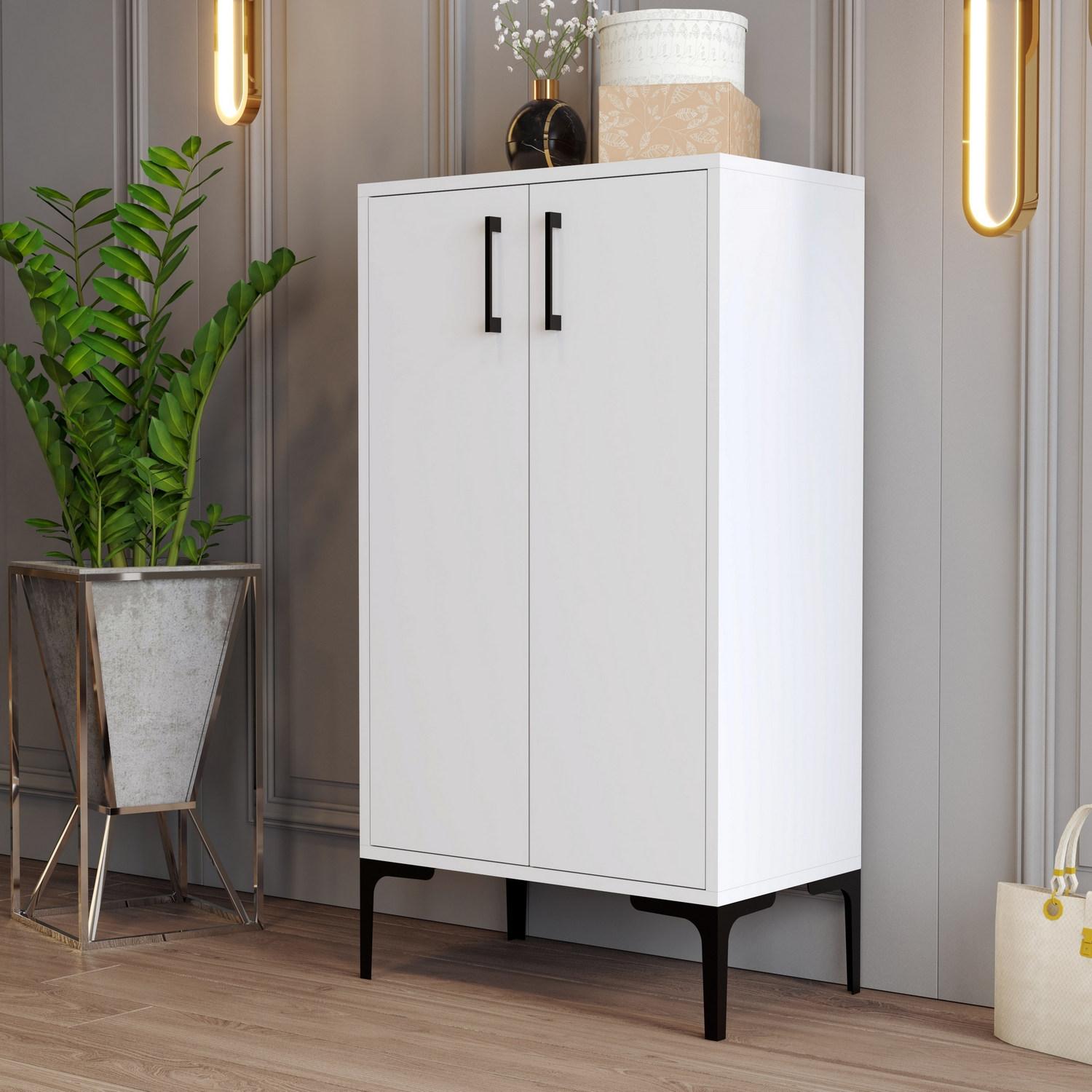 Hanah Home Prague Walnut (845HCT4109) Полица за чевли, кафеава