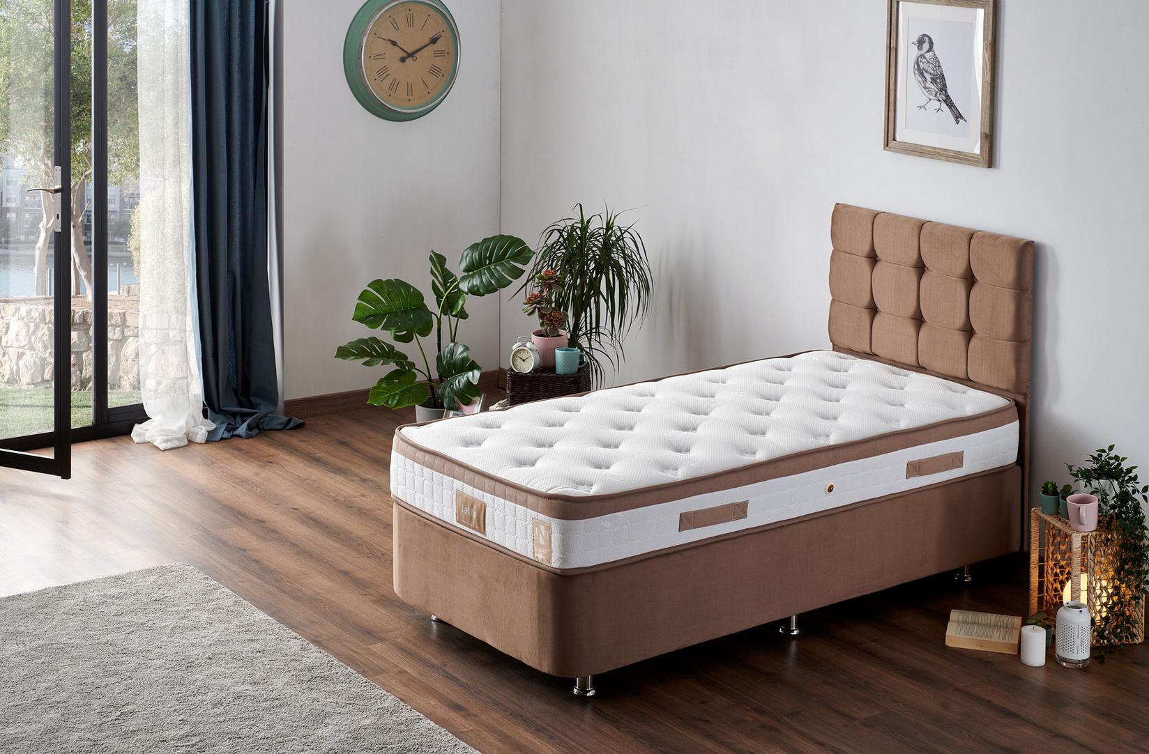 Душек Hanah Home 120x23x200cm бело-кафеава