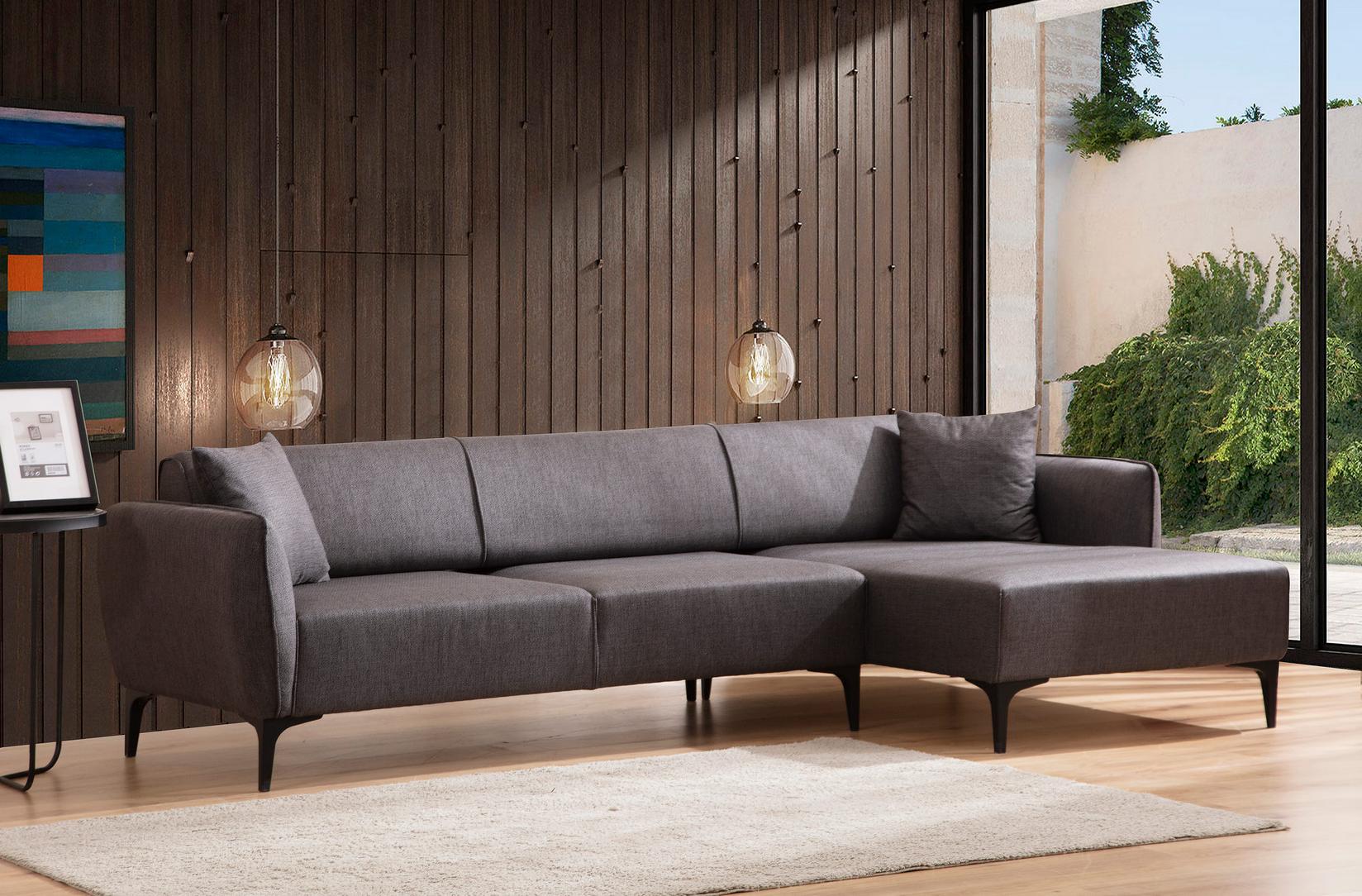 Аголна гарнитура Atelier del Sofa Belissimo 95x67x270cm Сина