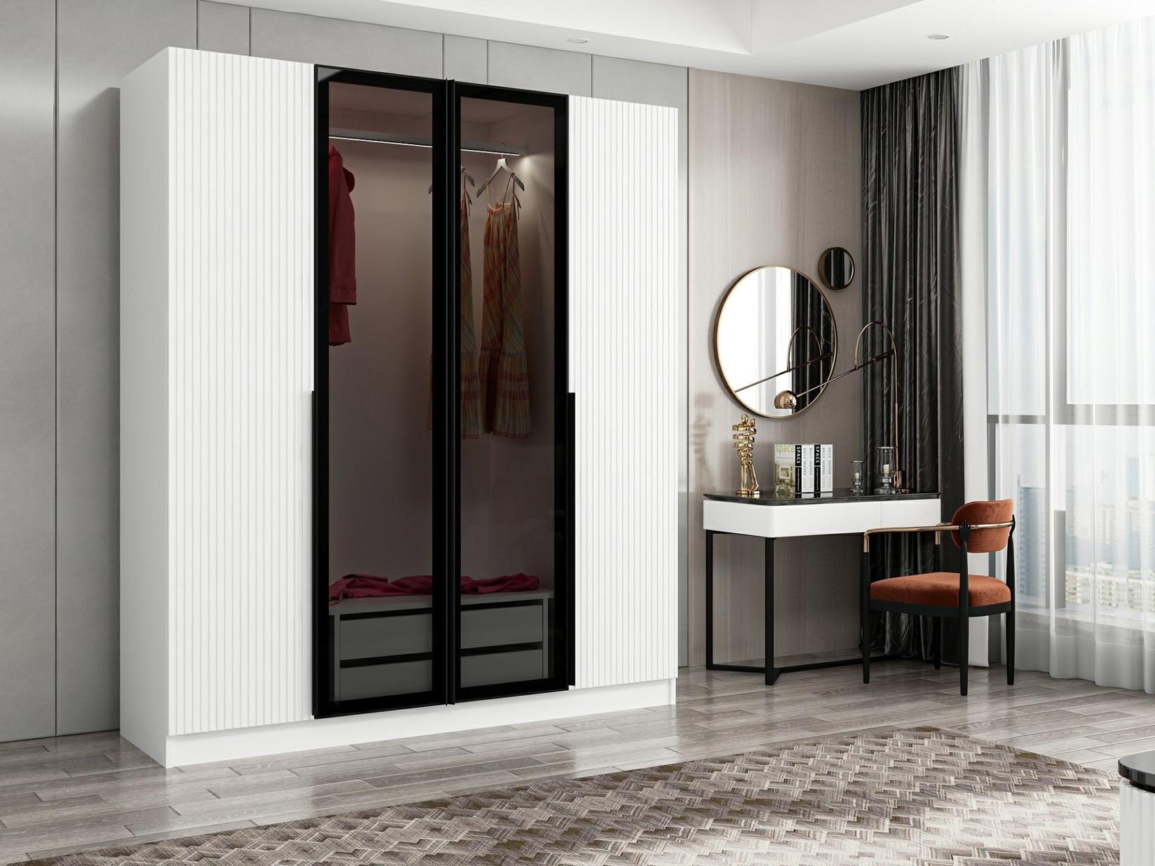 Гардеробер Hanah Home Kale Plus 180x210x52cm Сива