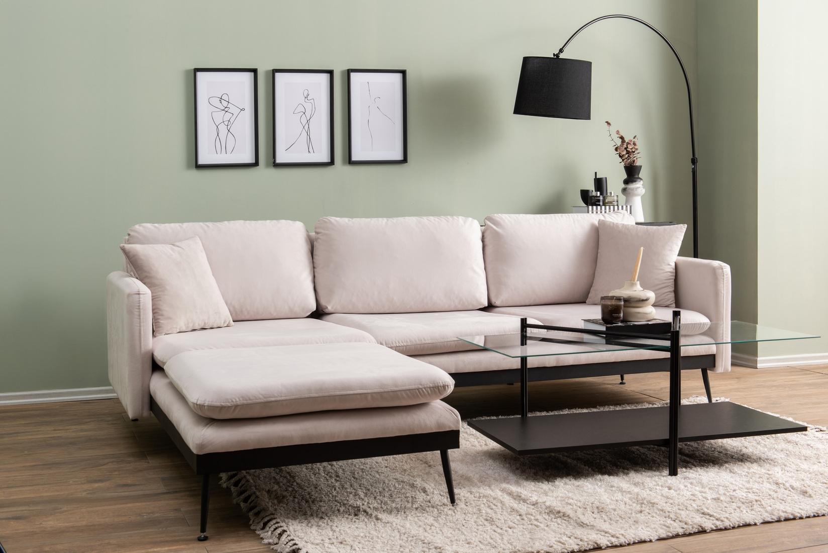 Atelier del Sofa Аголна гарнитура Реја Антрацит