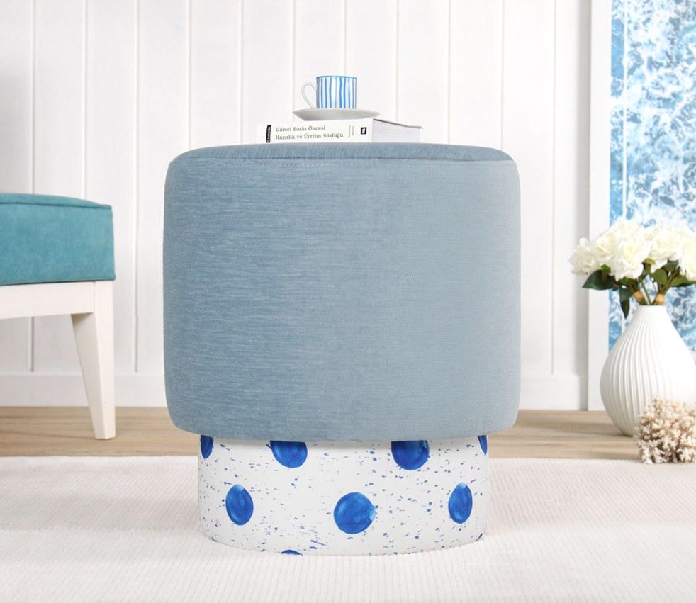 Столче за софа Atelier del 46x43 см, шарено