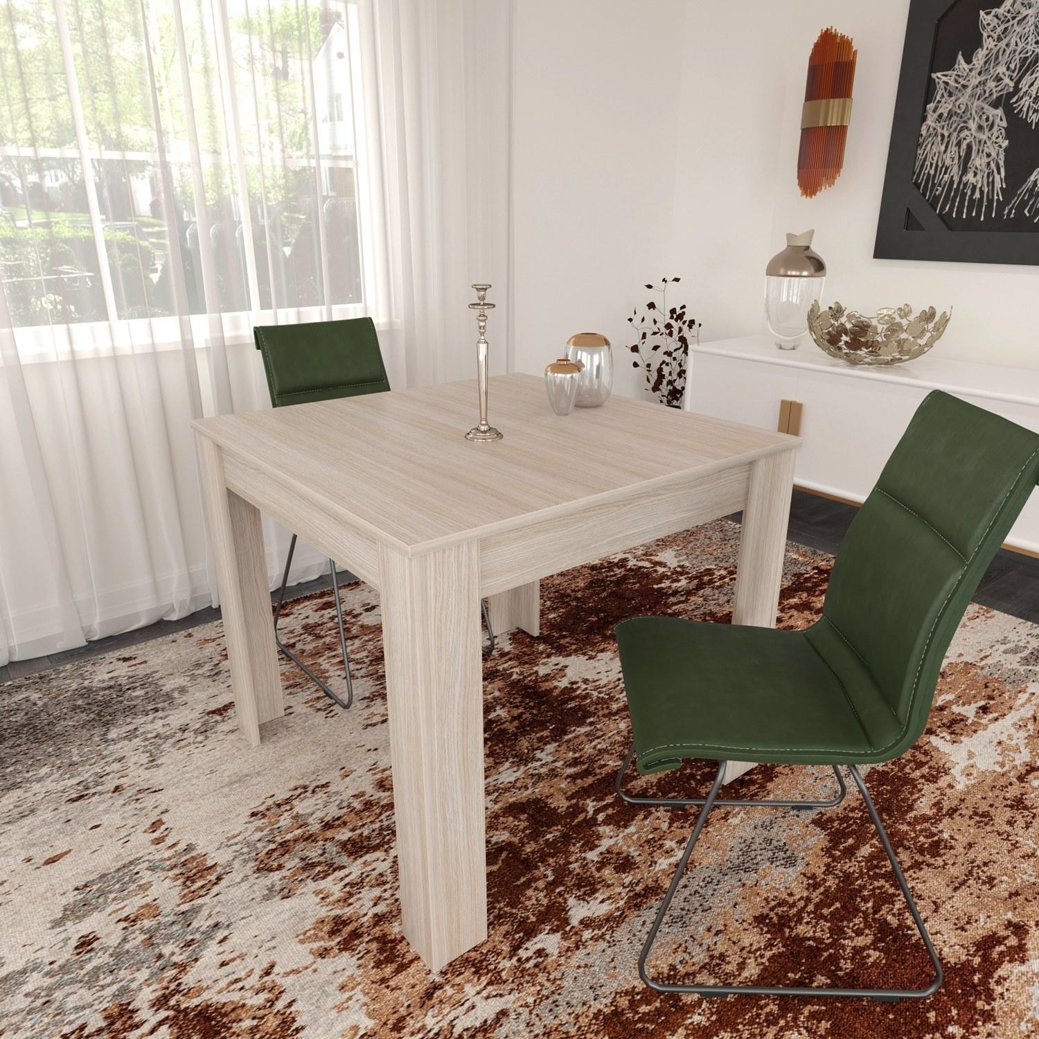 Трпезариска маса Hanah Home 90x78x90 см даб