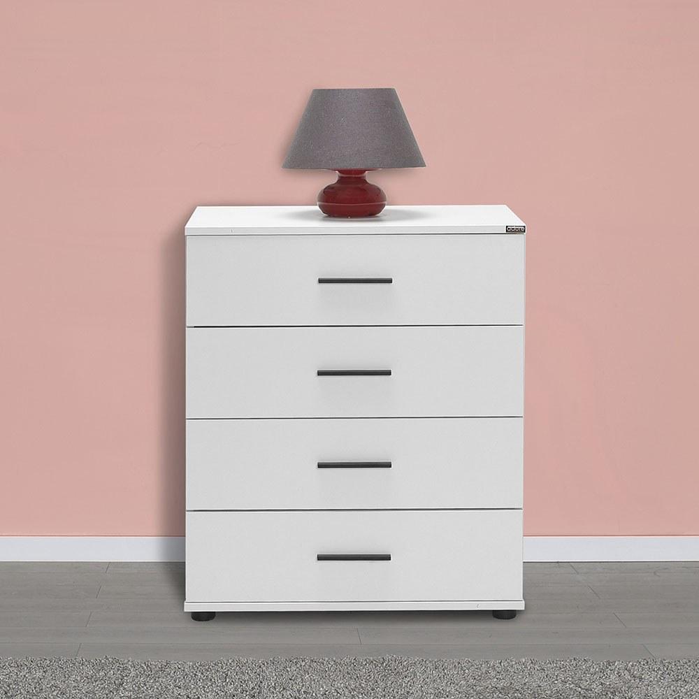 Комода Hanah Home 65x78x41 см бела