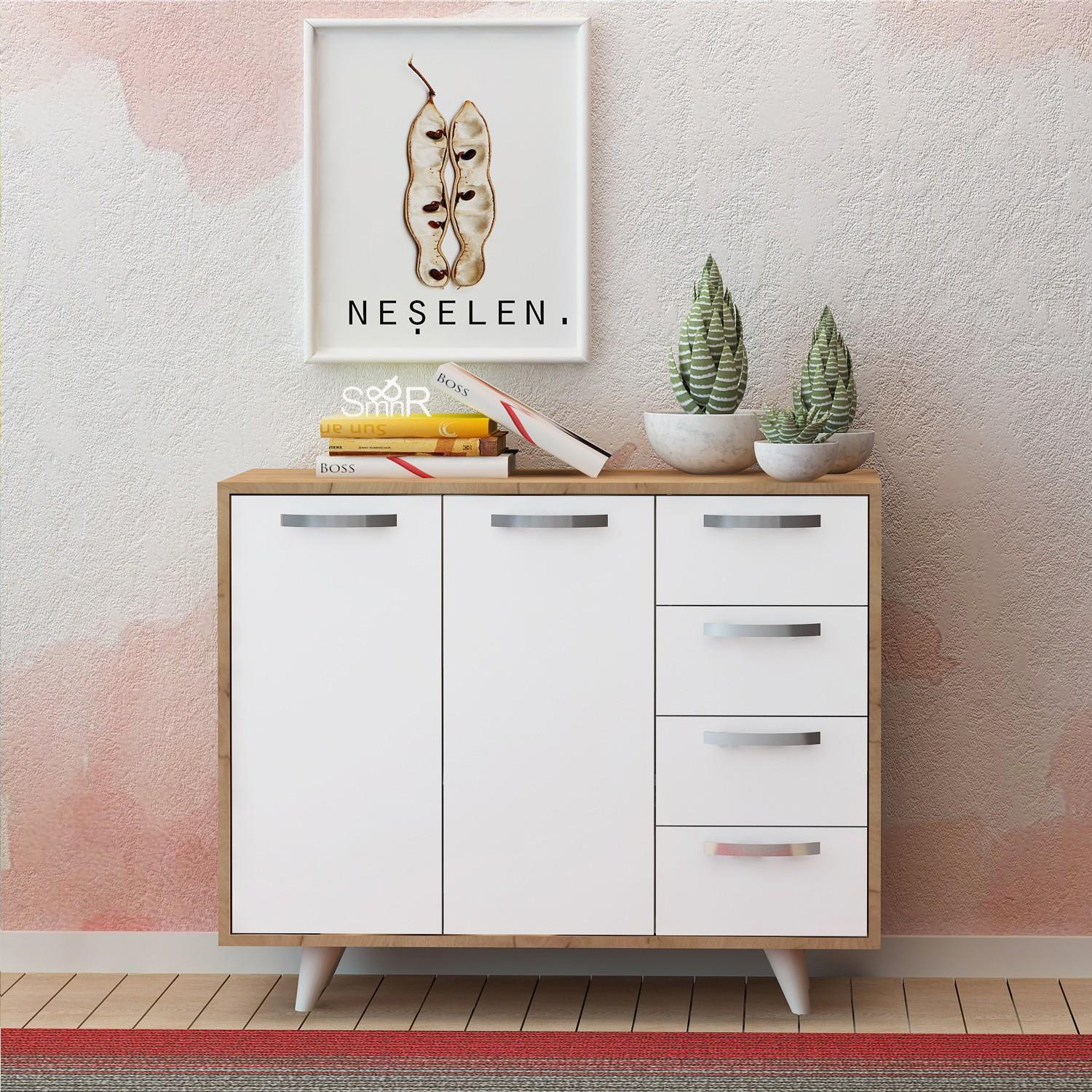 Hanah Home Waga (811MDD4146) Полица за чевли, кафеава