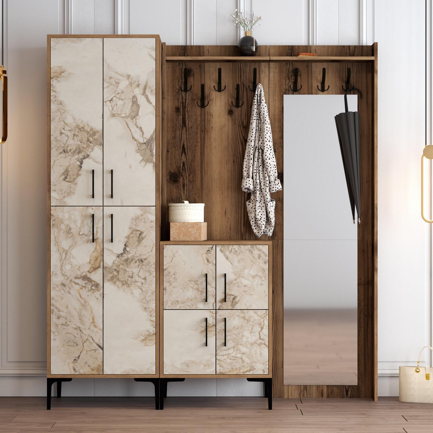 Комплет за ходник Hanah Home од Берлин, ABC, орев