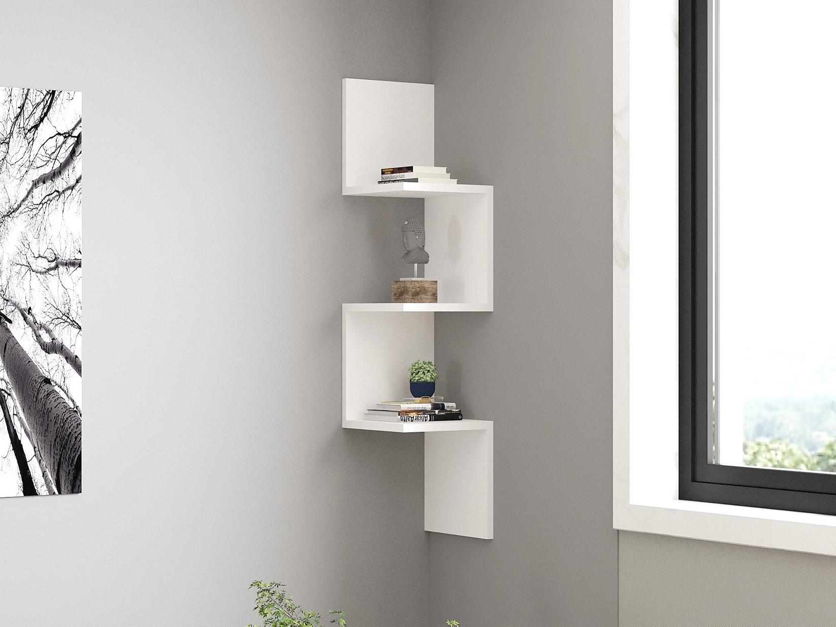 Dzидна полица Hanah Home бела