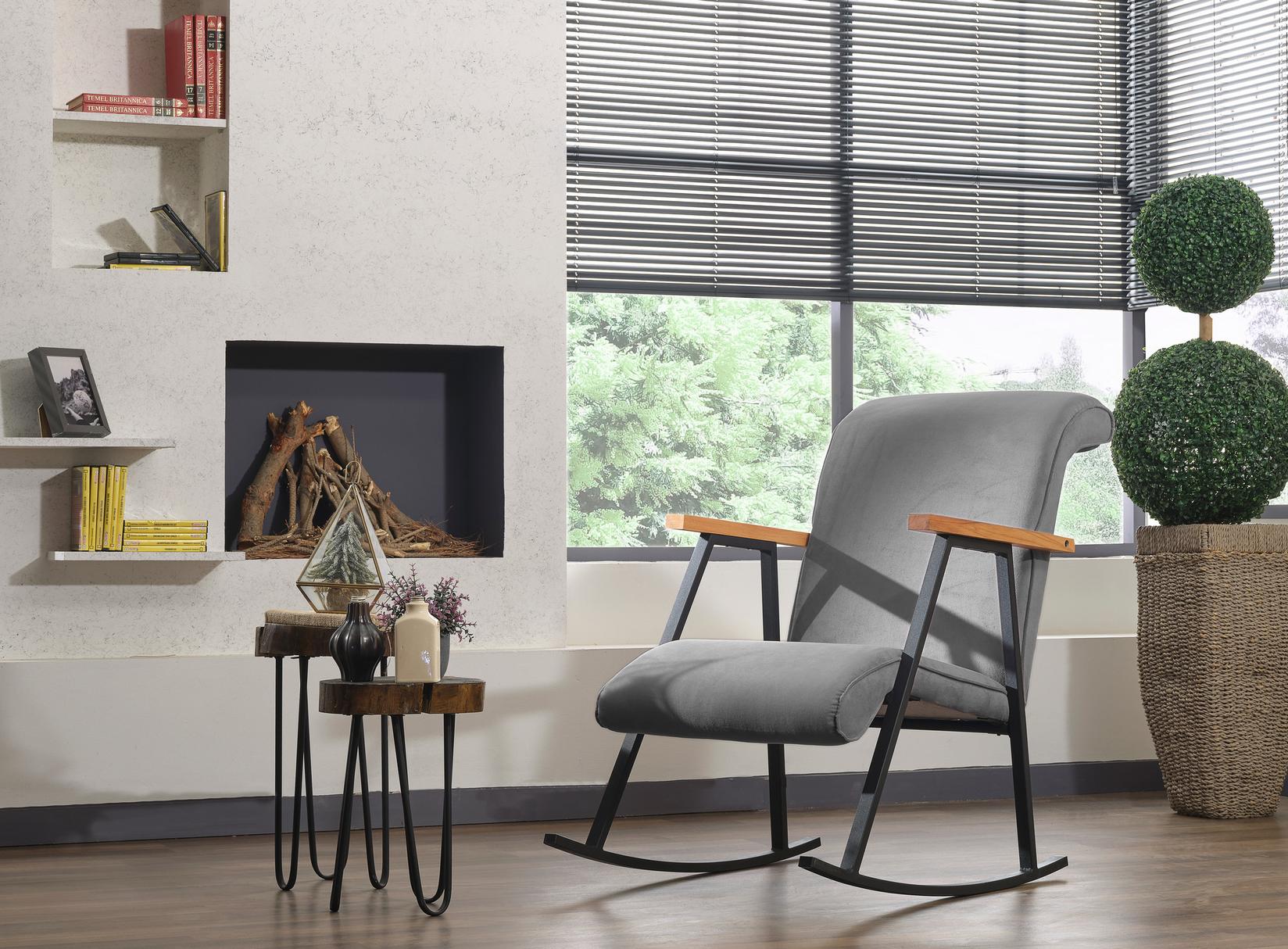 Стол за лулање Atelier del Sofa Yoka Black