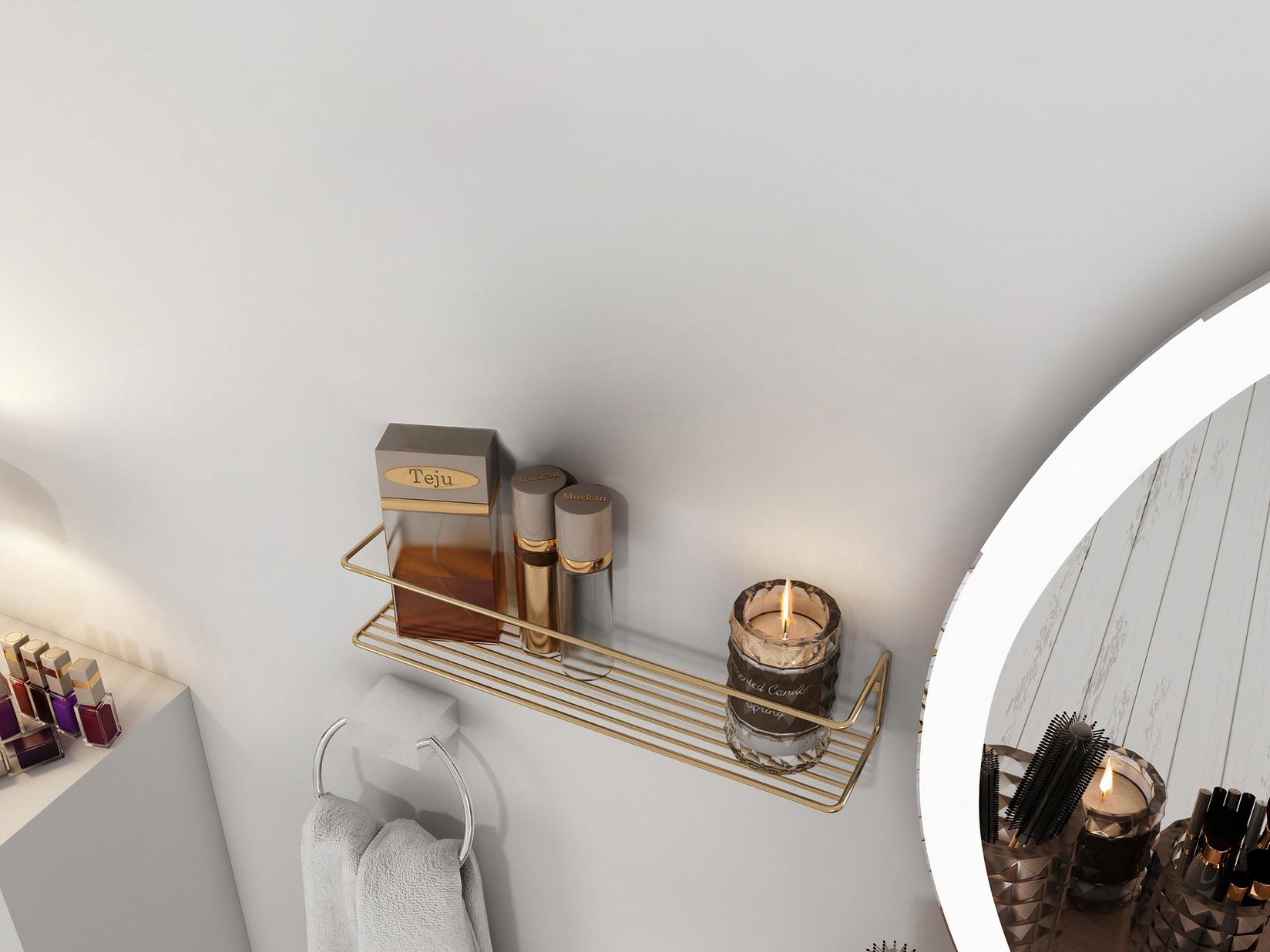 Dzидна полица Hanah Home, сива