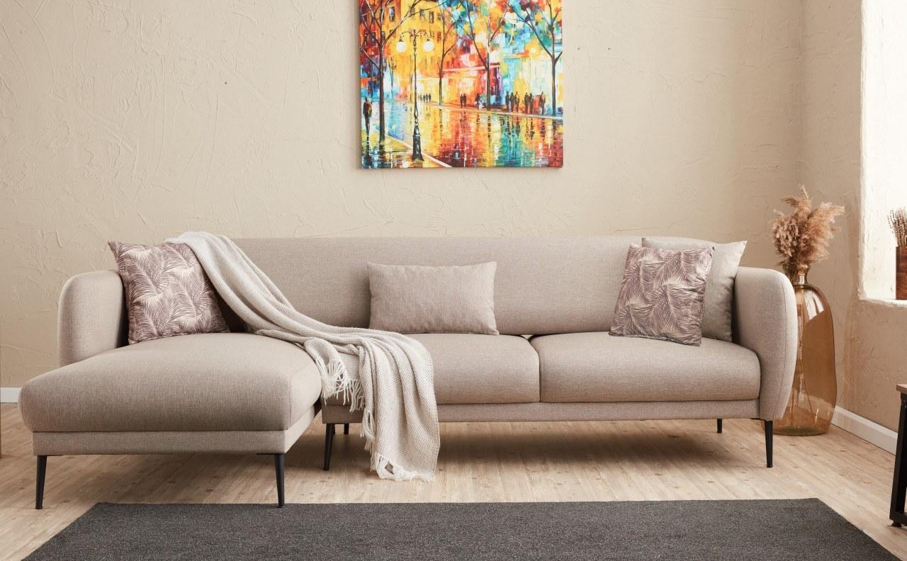 Аголна гарнитура софа Atelier del Venus L 265x80x163 см Антрацит