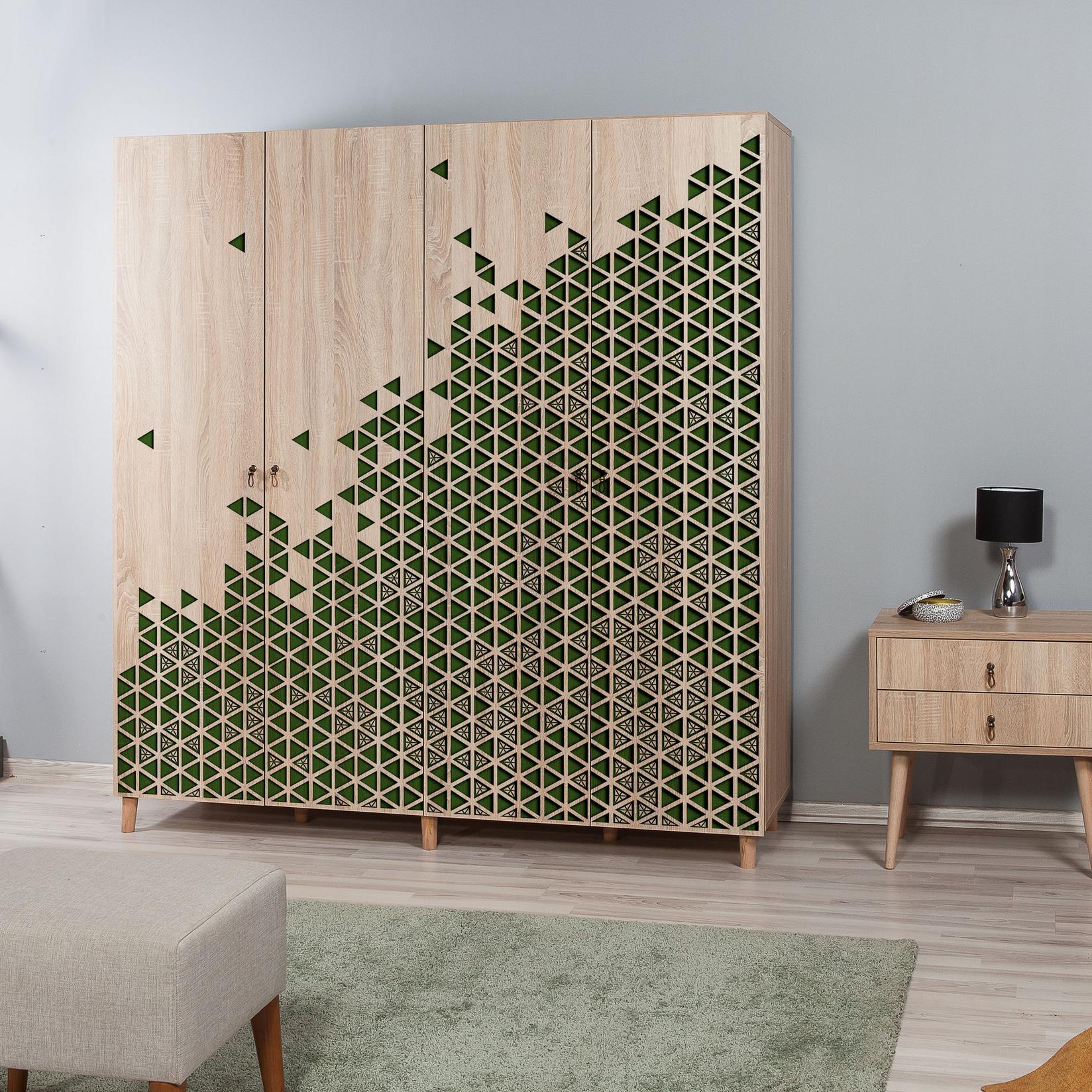 Плакар Hanah Home 180x192x52cm даб