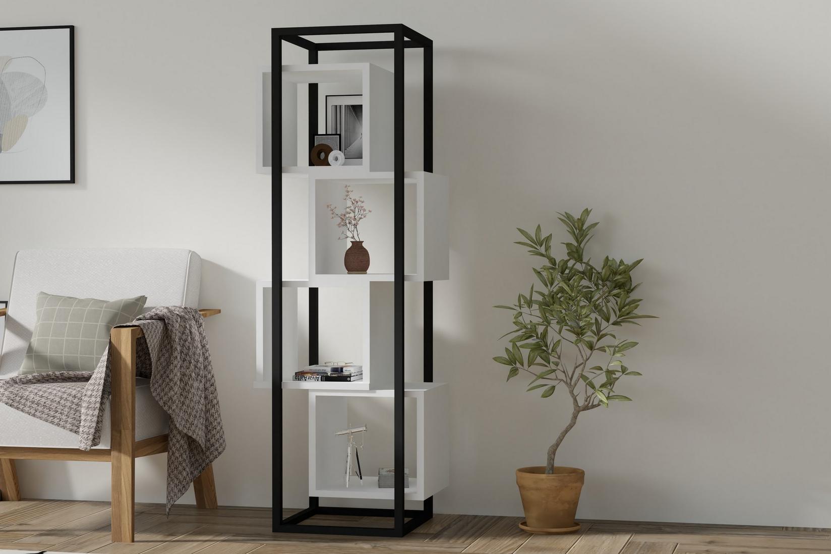 Полица Hanah Home 44x140x29cm Антрацит