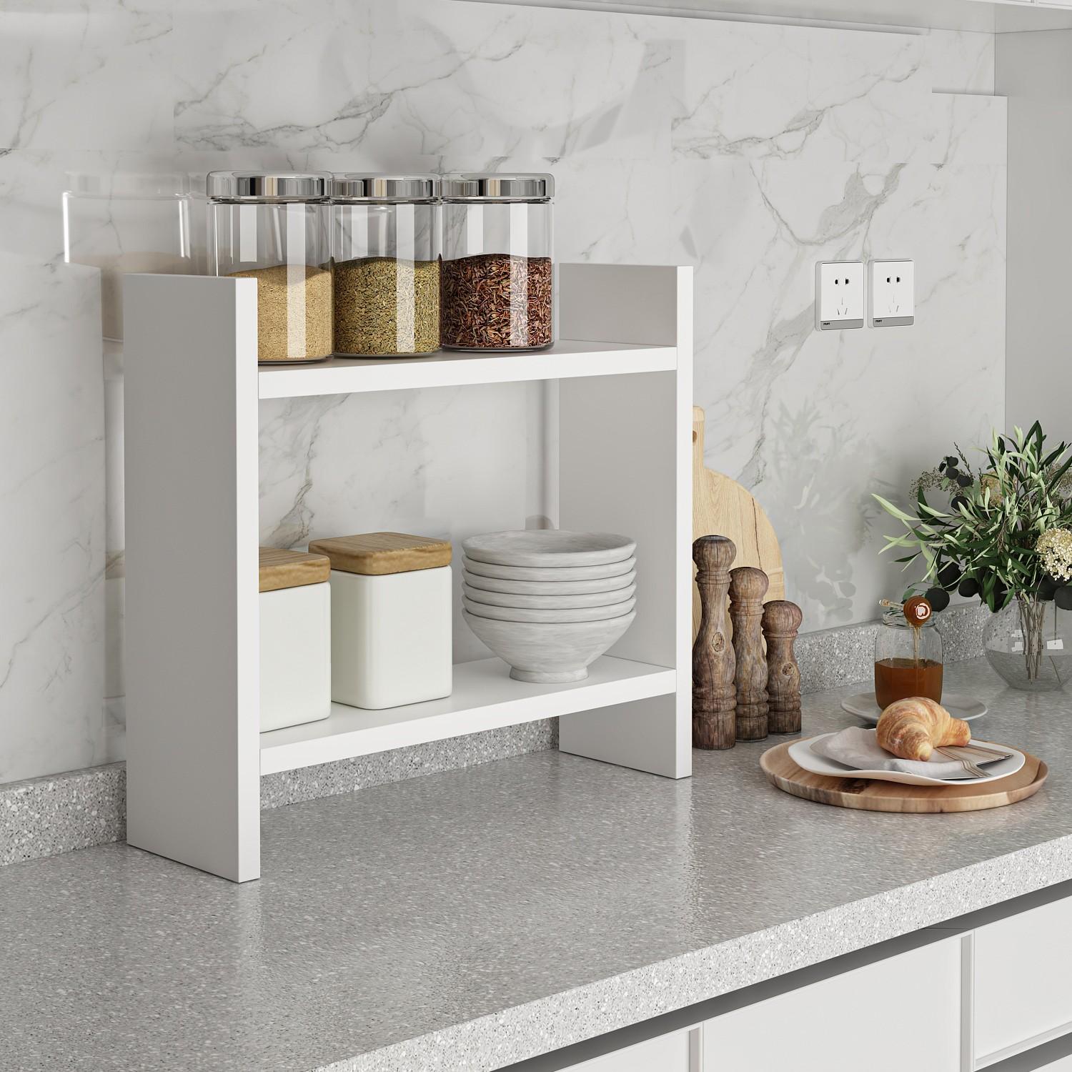 Кујнска полица Hanah Home 34x10x30cm Антрацит