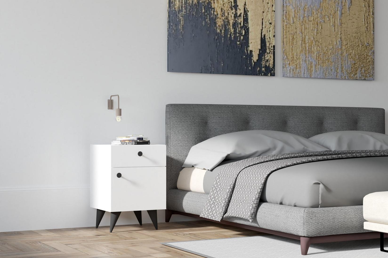 Ноќна масичка Hanah Home Пила 40x60​x43.8 см орев