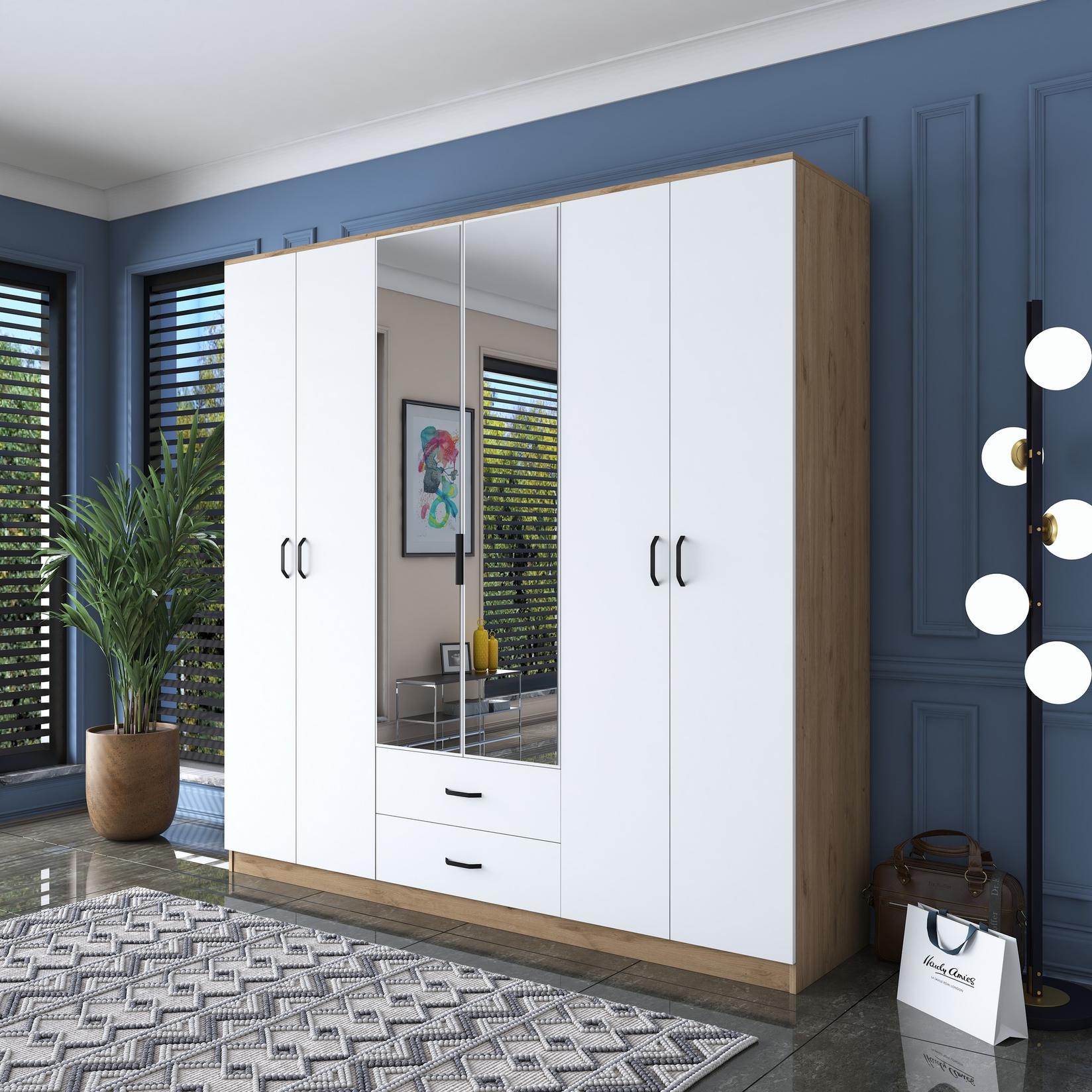 Гардеробер Hanah Home 210x210x51.5cm орев