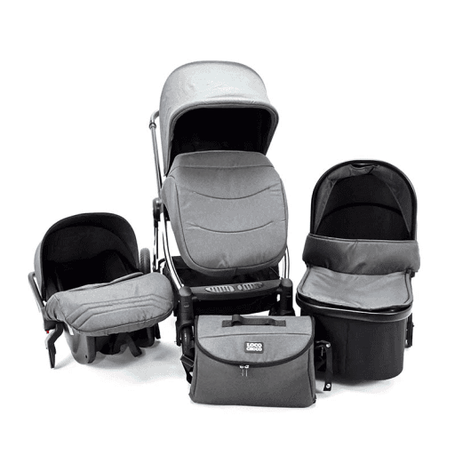 LOCO CROCO Количка Nona Сива