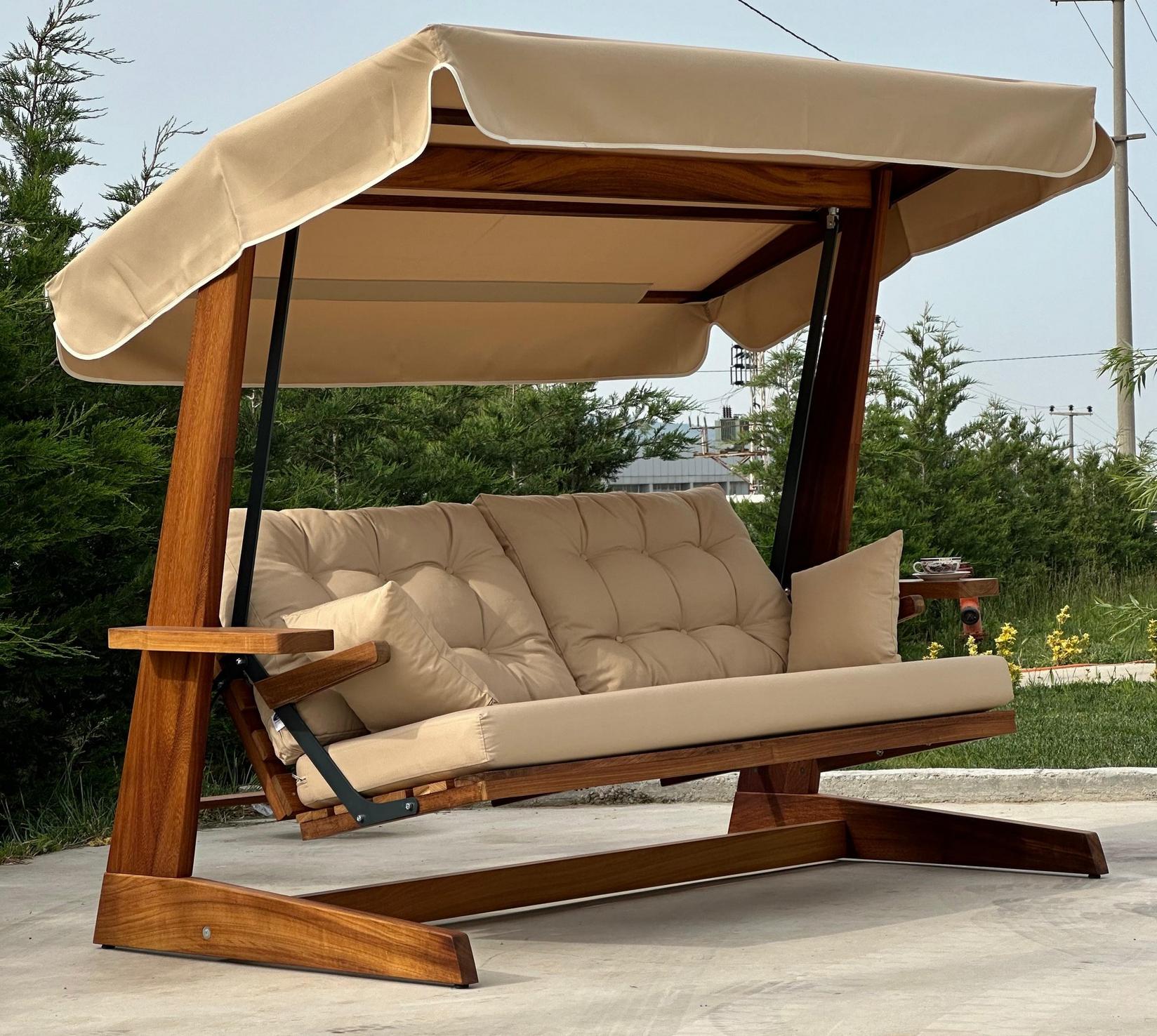 Лулашка за градина Hanah Home 175x190x70cm беж боја