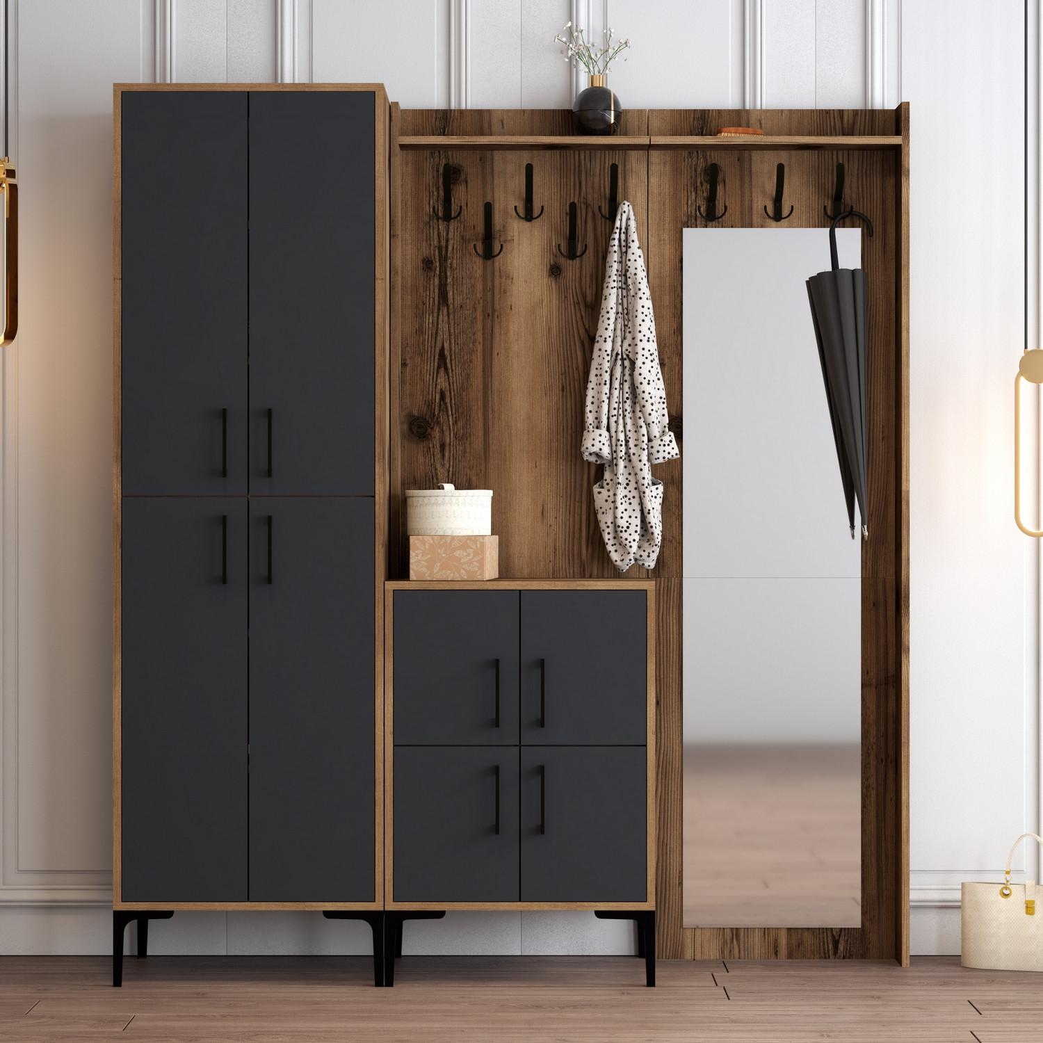 Комплет за ходник Hanah Home од Берлин, ABC, орев