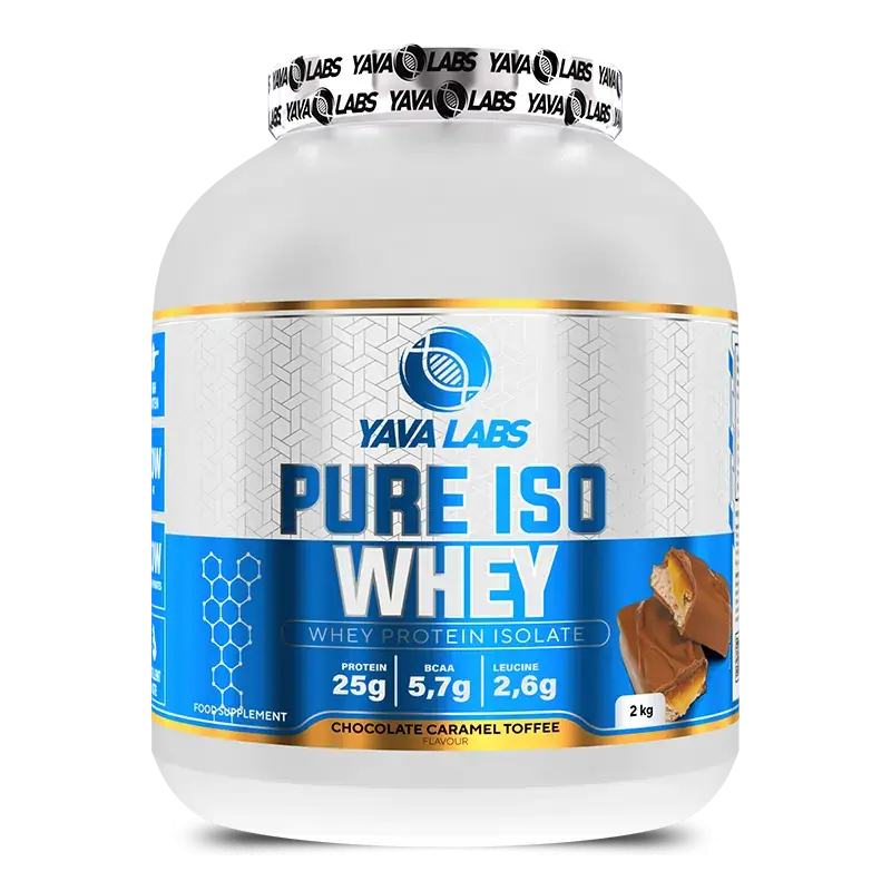 YAVA LABS Протеин Pure Iso Whey 2kg Chocolate Caramel toffee