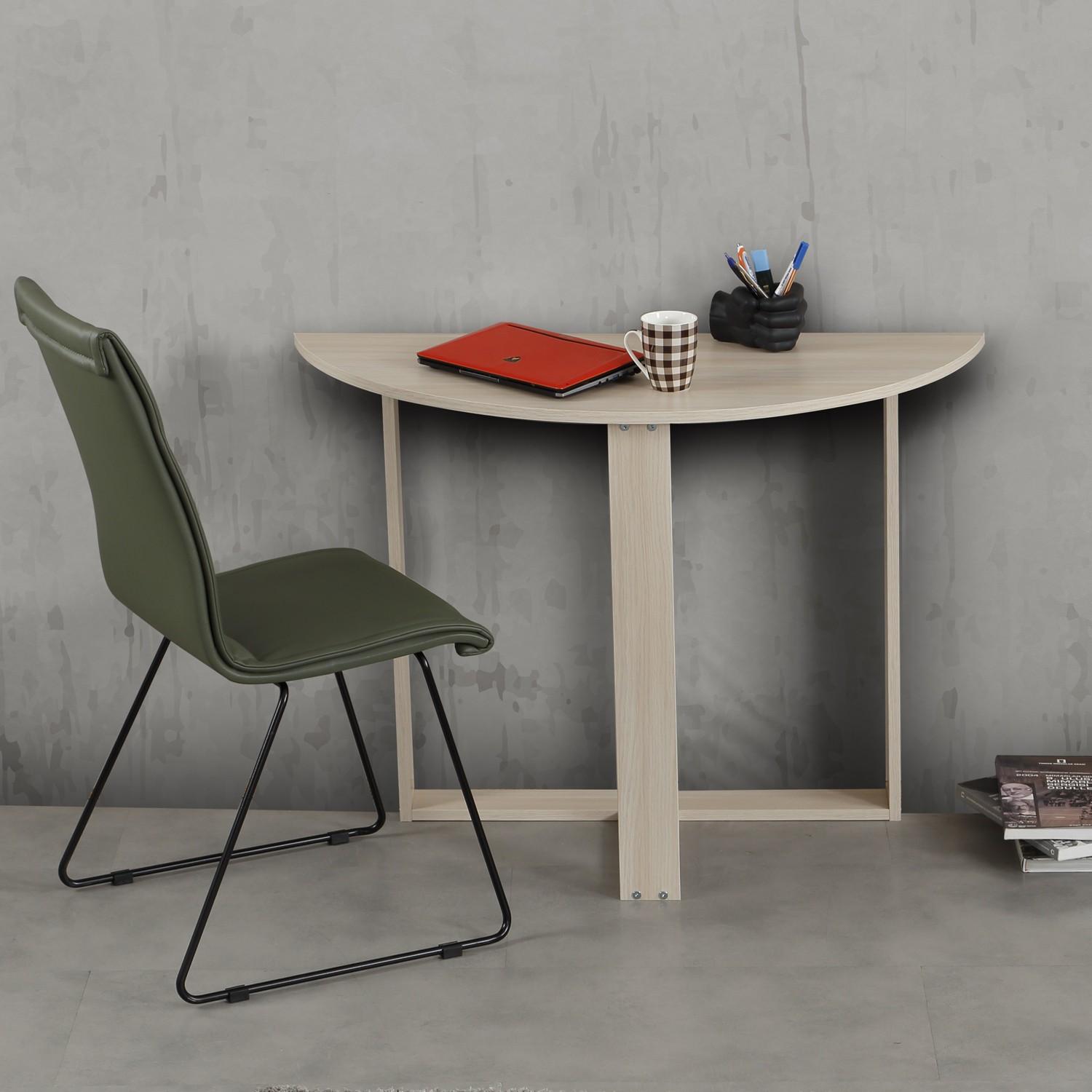Работна маса Hanah Home 106x77x45cm дабова боја