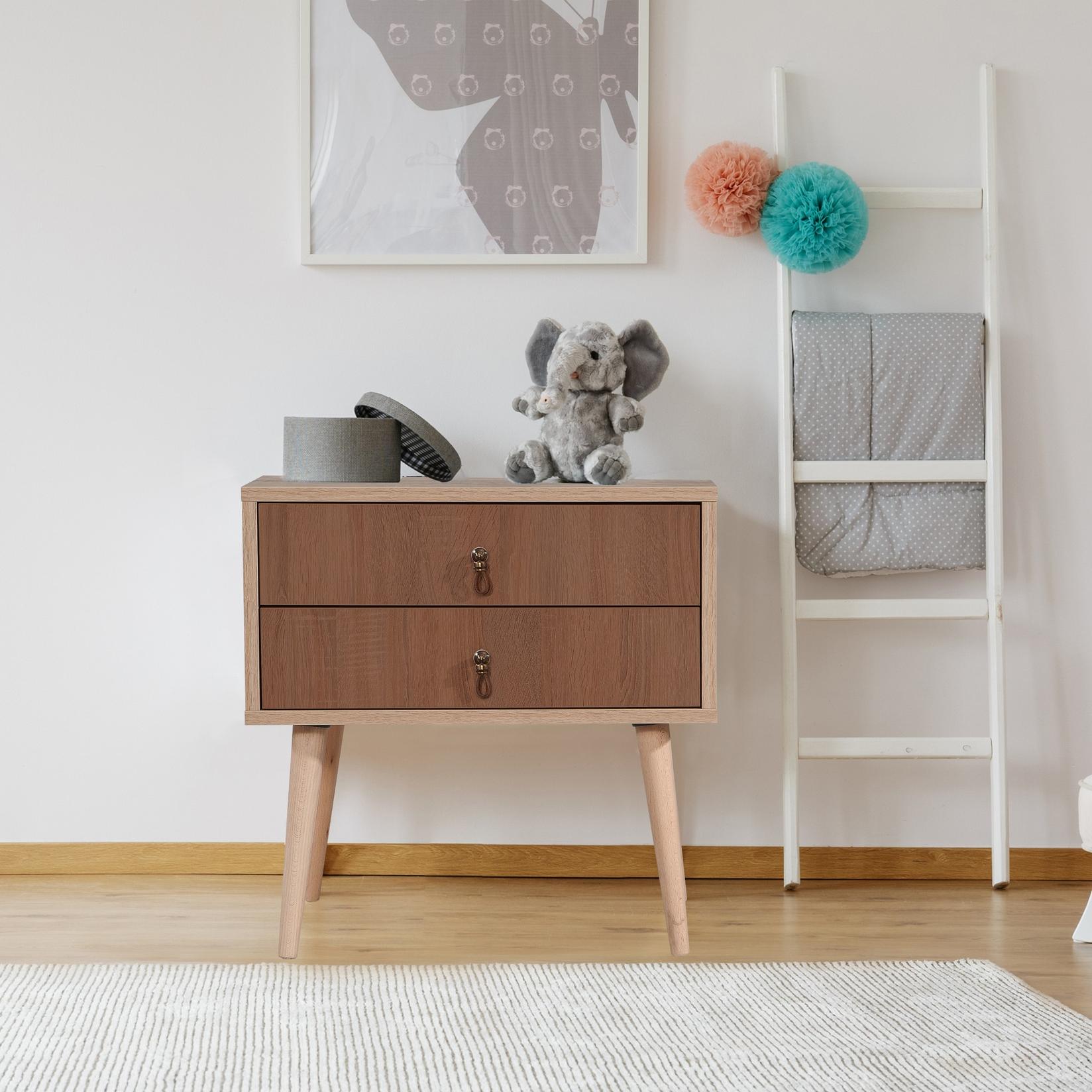 Ноќна масичка Hanah Home City Triangle 60 x 61 x 40 см во боја