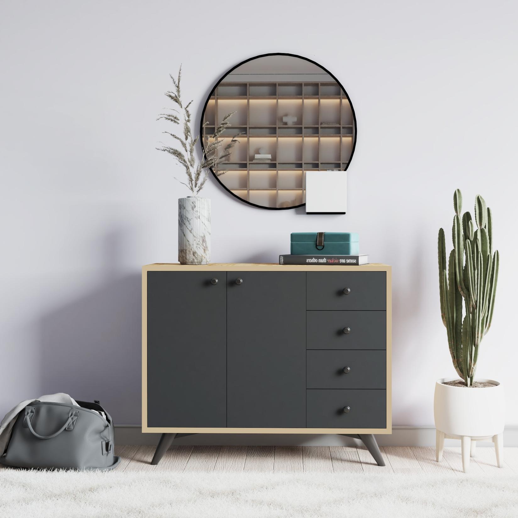 Hanah Home Waga (811MDD4146) Полица за чевли, кафеава