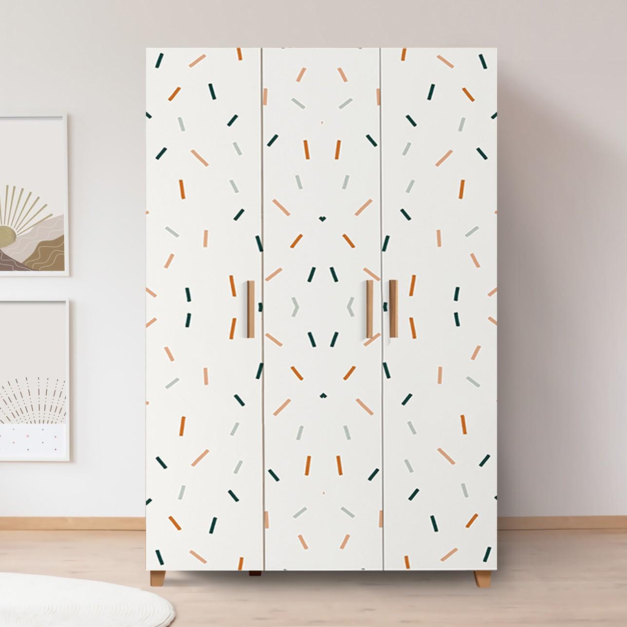 Гардеробер Hanah Home 120x189x48cm беж-бела