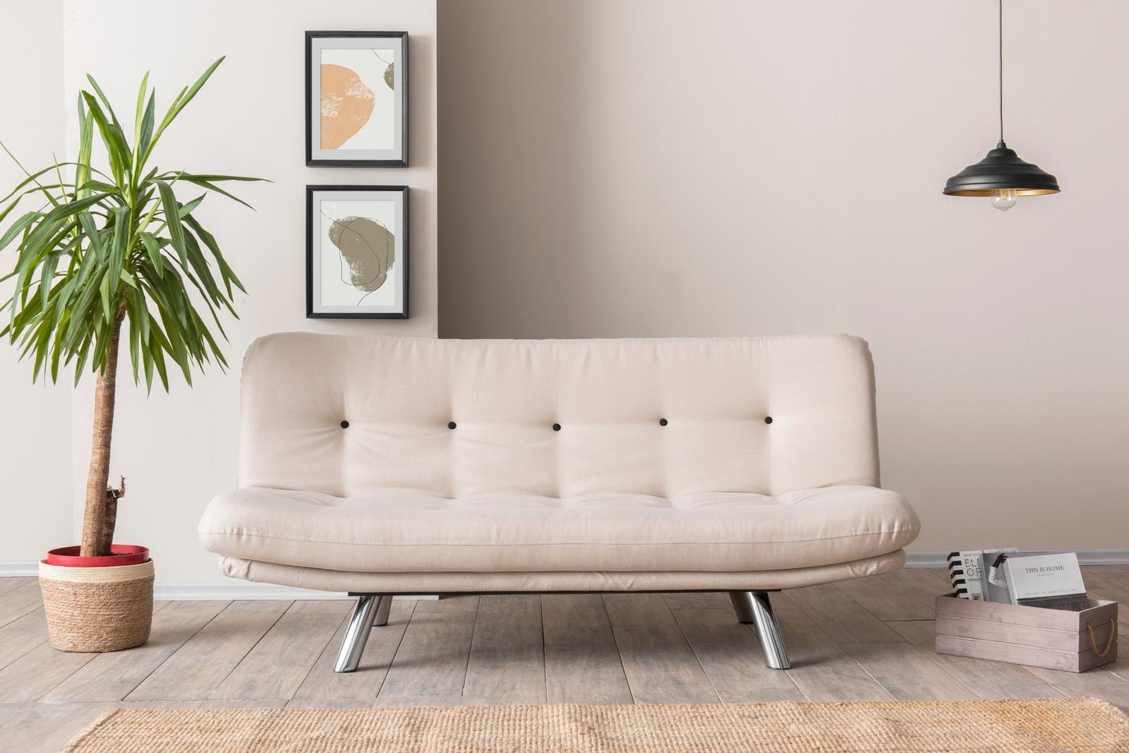 Atelier del Sofa Misa Мал тросед на кревет, темно сив