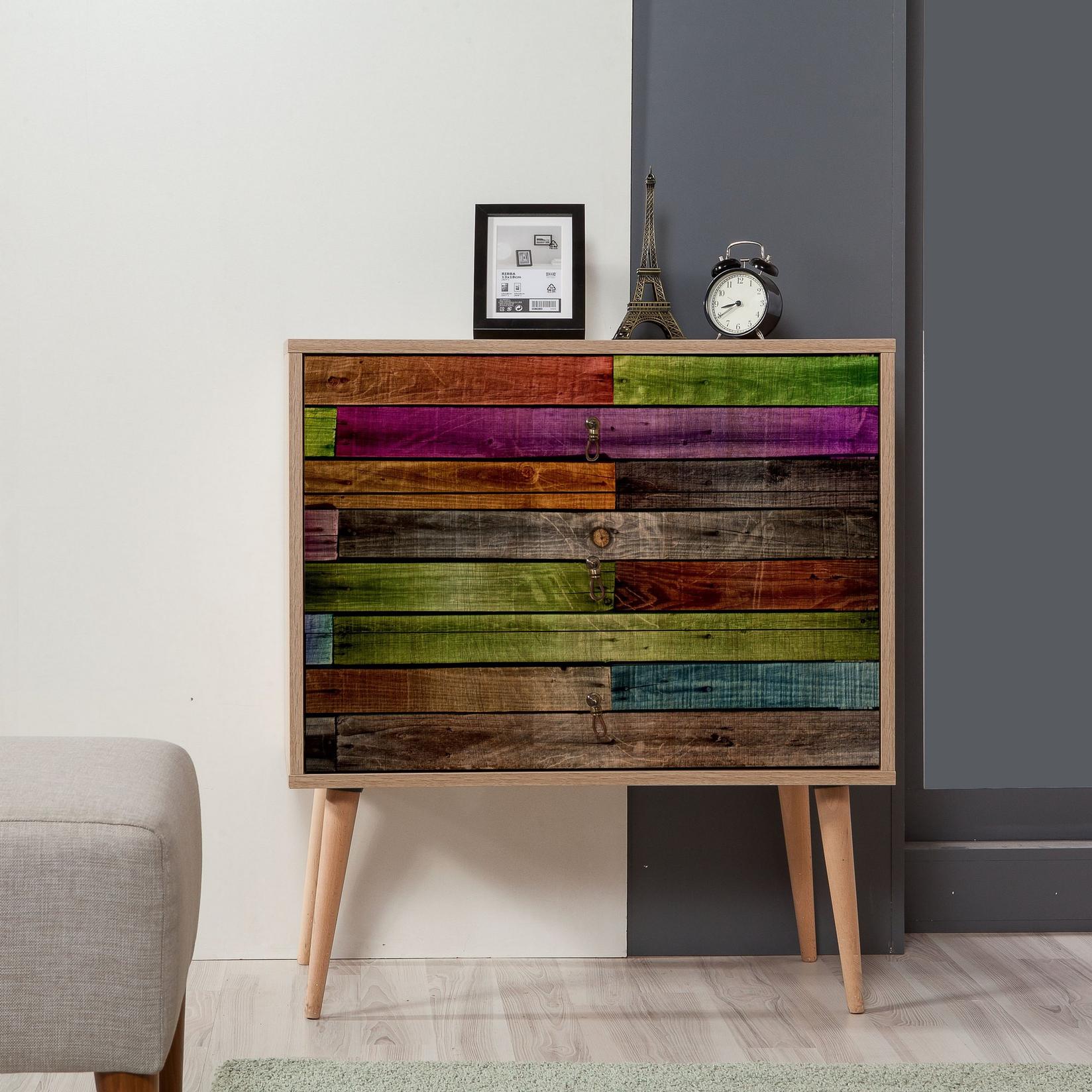 Комода Hanah Home Trio 80x90x40cm даб