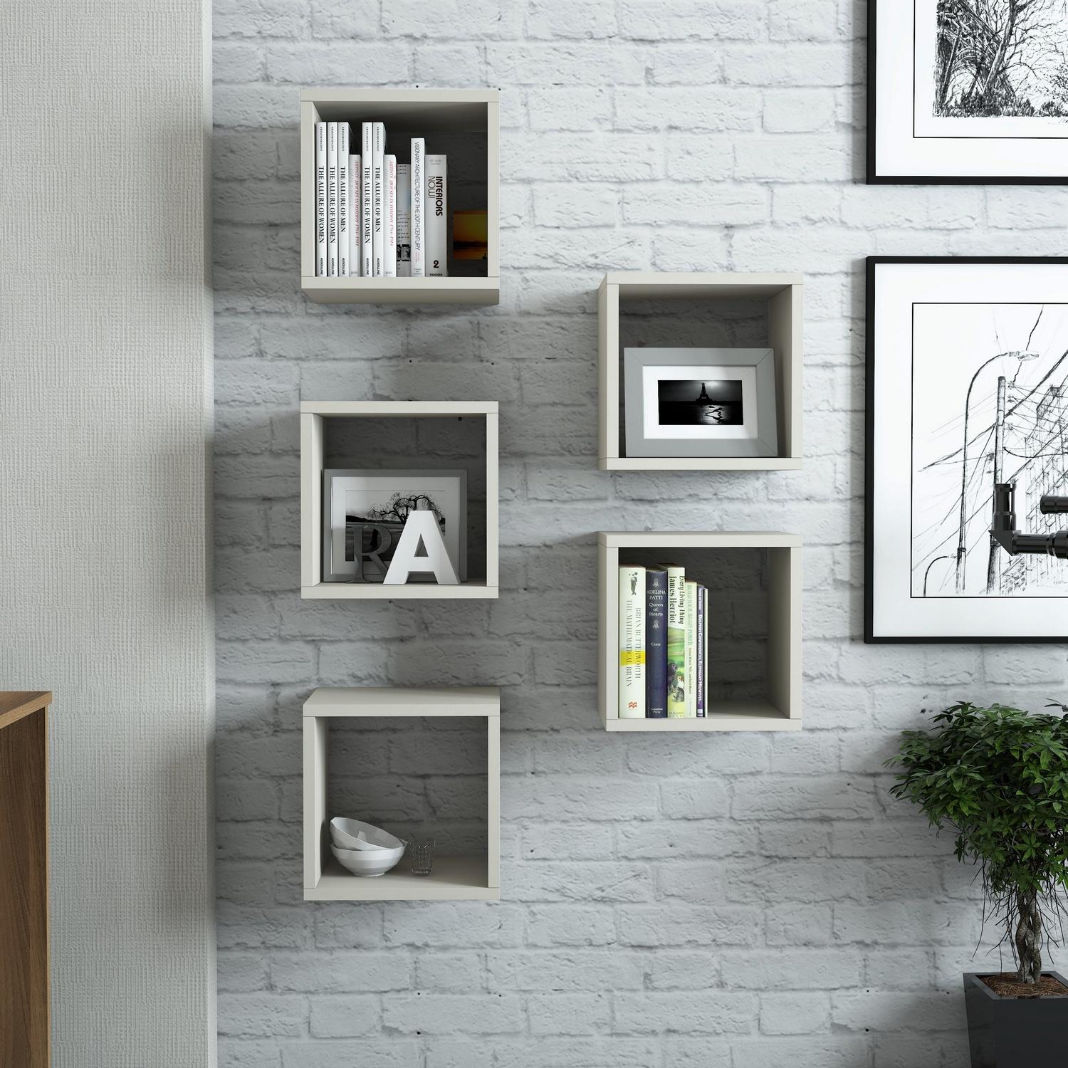 Dzидна полица Hanah Home во сина боја