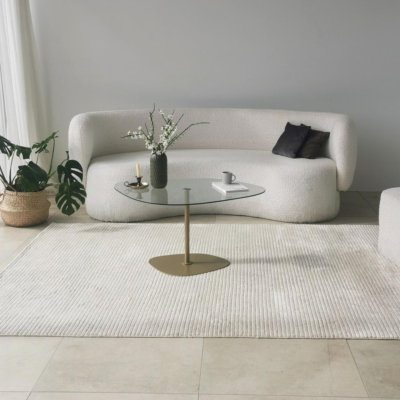 Маса Hanah Home Club Soho 85x40x67 см темно сива-црна