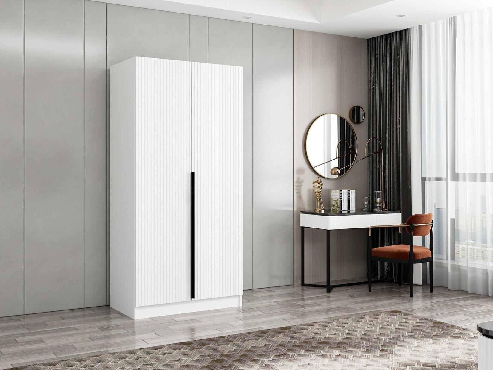 Гардеробер Hanah Home Кале 90x210x52 см Бела