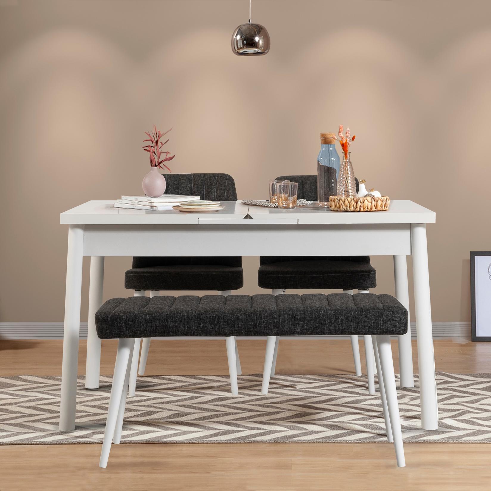 Трпезариски сет Hanah Home Santiago, бело-син