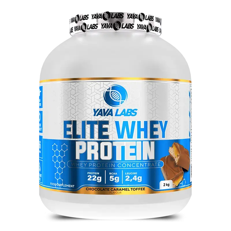 YAVA LABS Elite Whey Протеин 2kg Chocolate Caramel Toffee