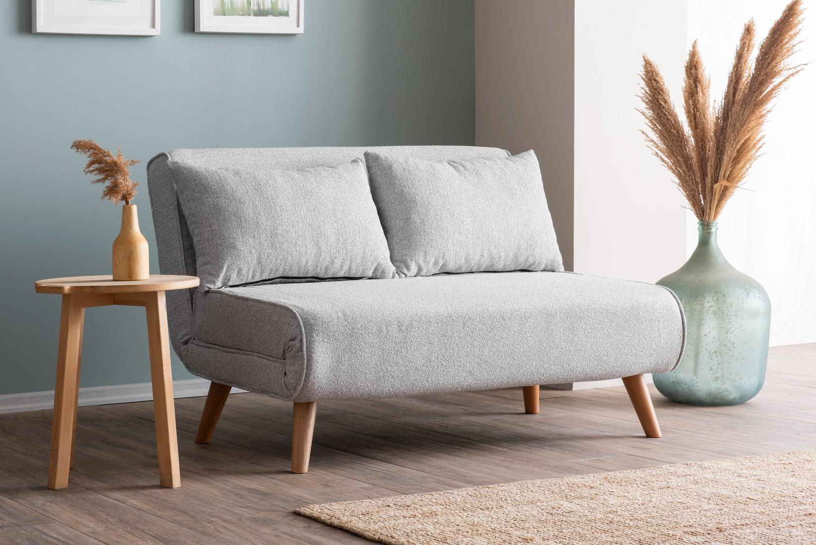 Atelier del Sofa Folde тросед, 2 седишта, кафеава