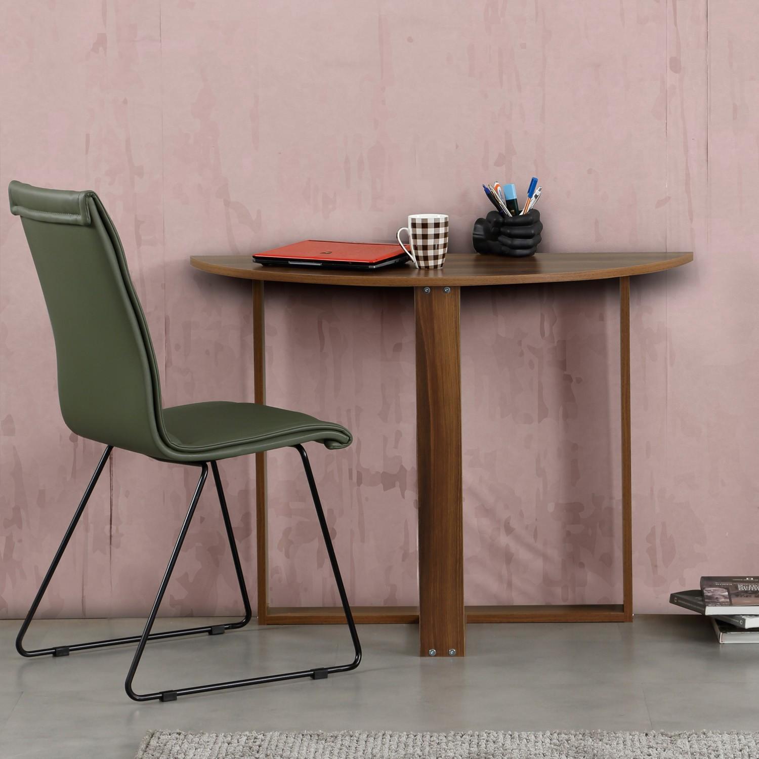 Работна маса Hanah Home 106x77x45cm дабова боја