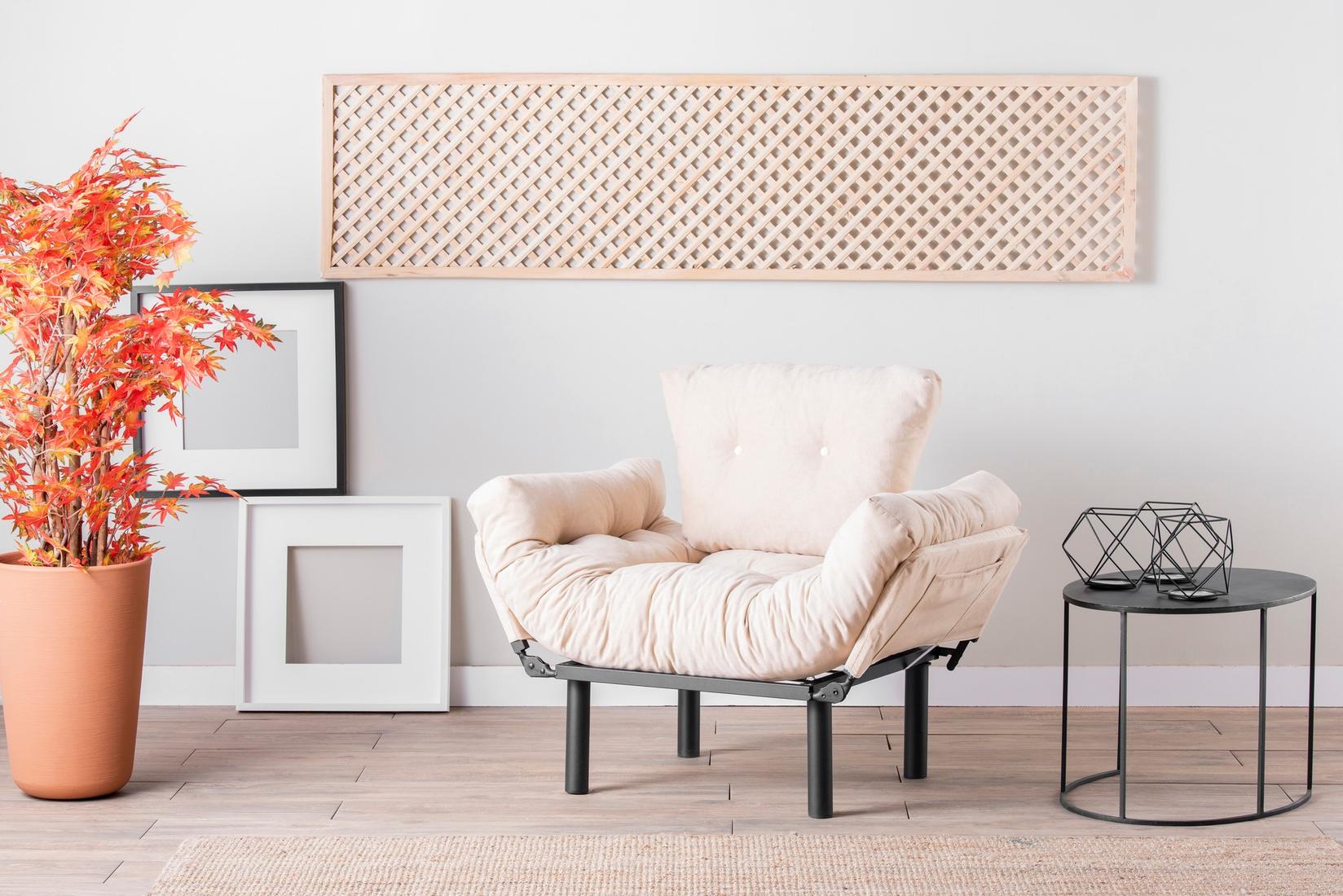 Фотелја Atelier del Sofa Nitta 95x85x70cm црна