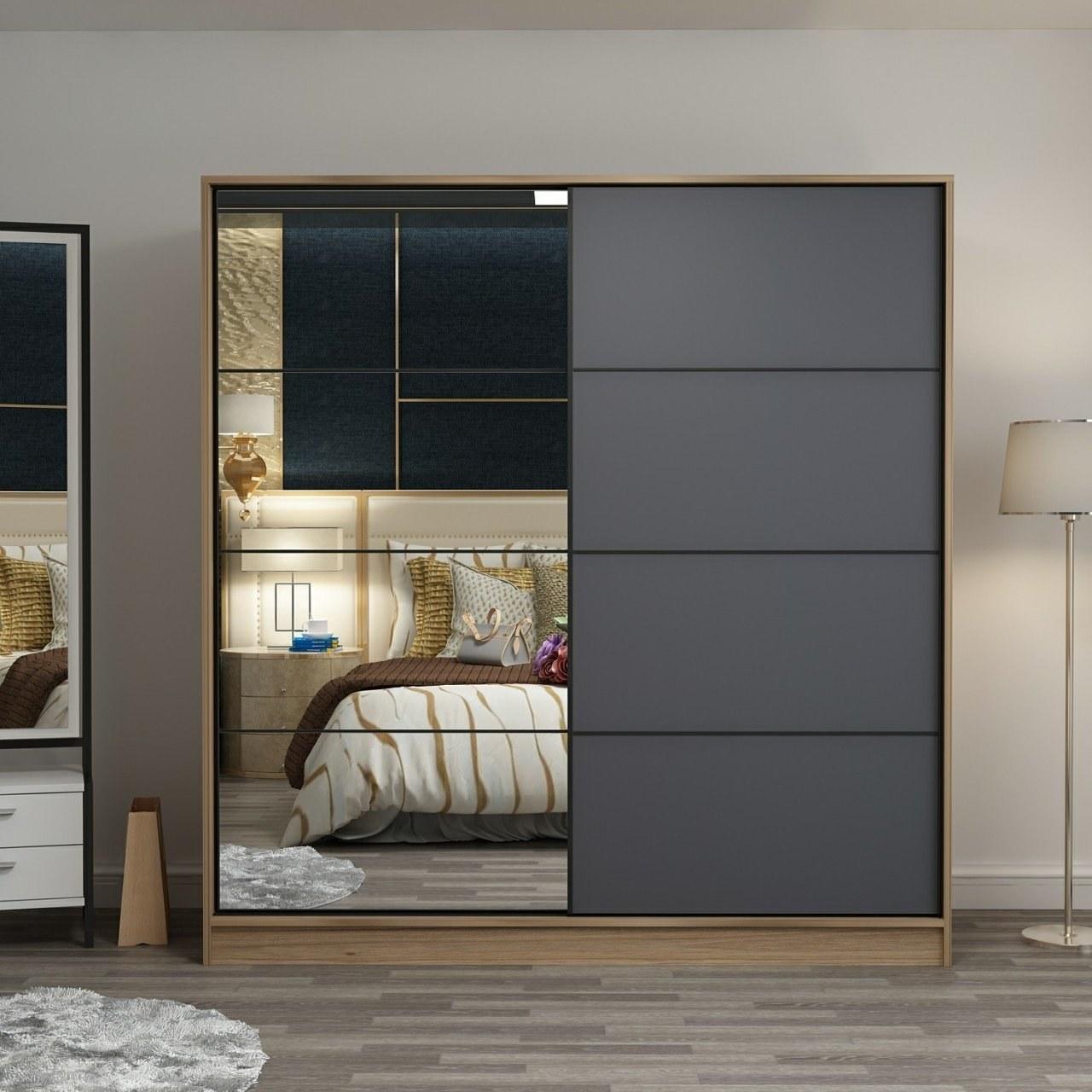 Гардеробер Hanah Home Кејл 180x210x52см беж