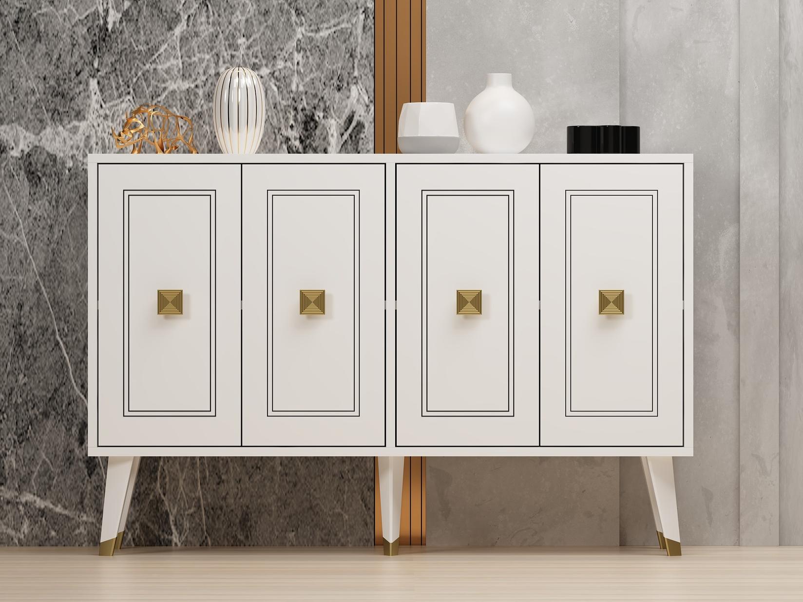 Комода Hanah Home, боја 120x80x30cm, даб