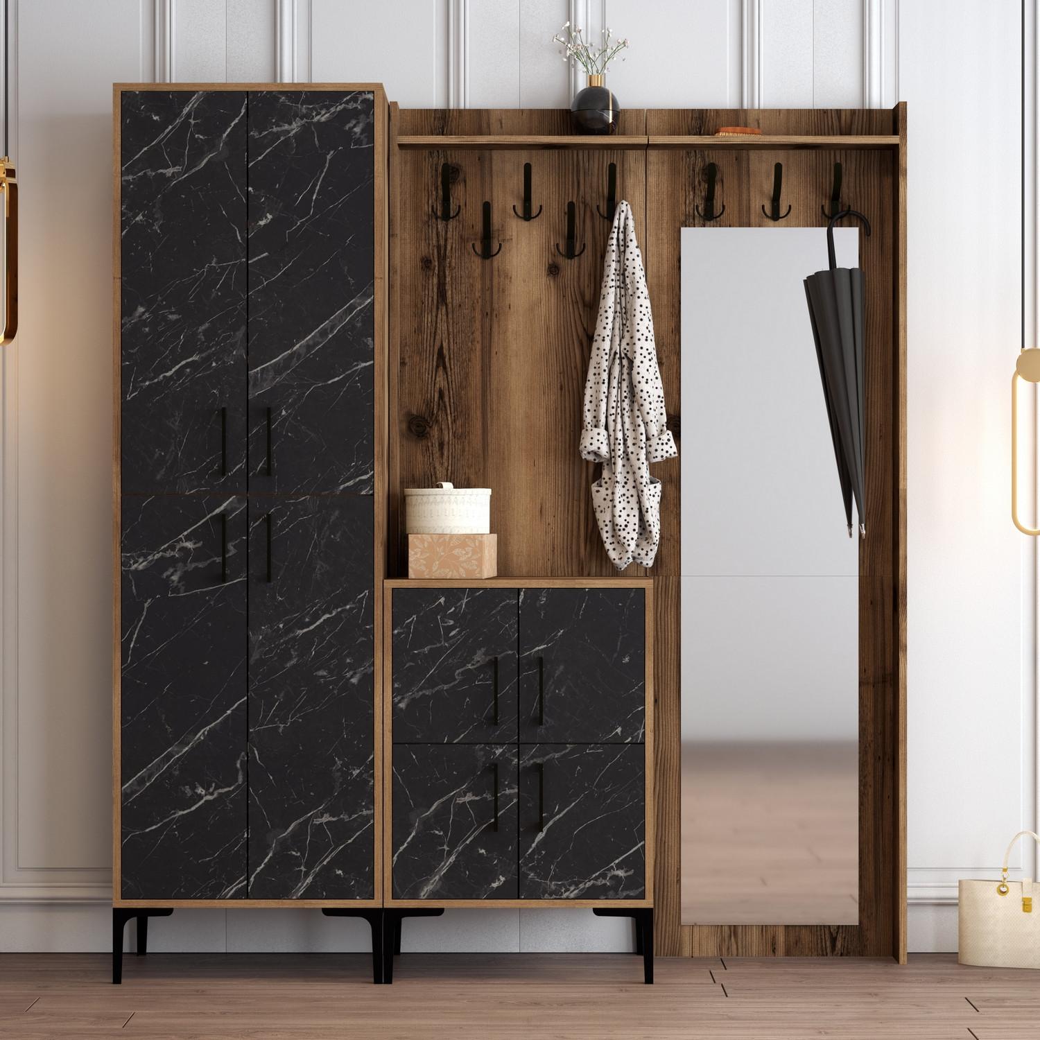 Комплет за ходник Hanah Home од Берлин, ABC, орев