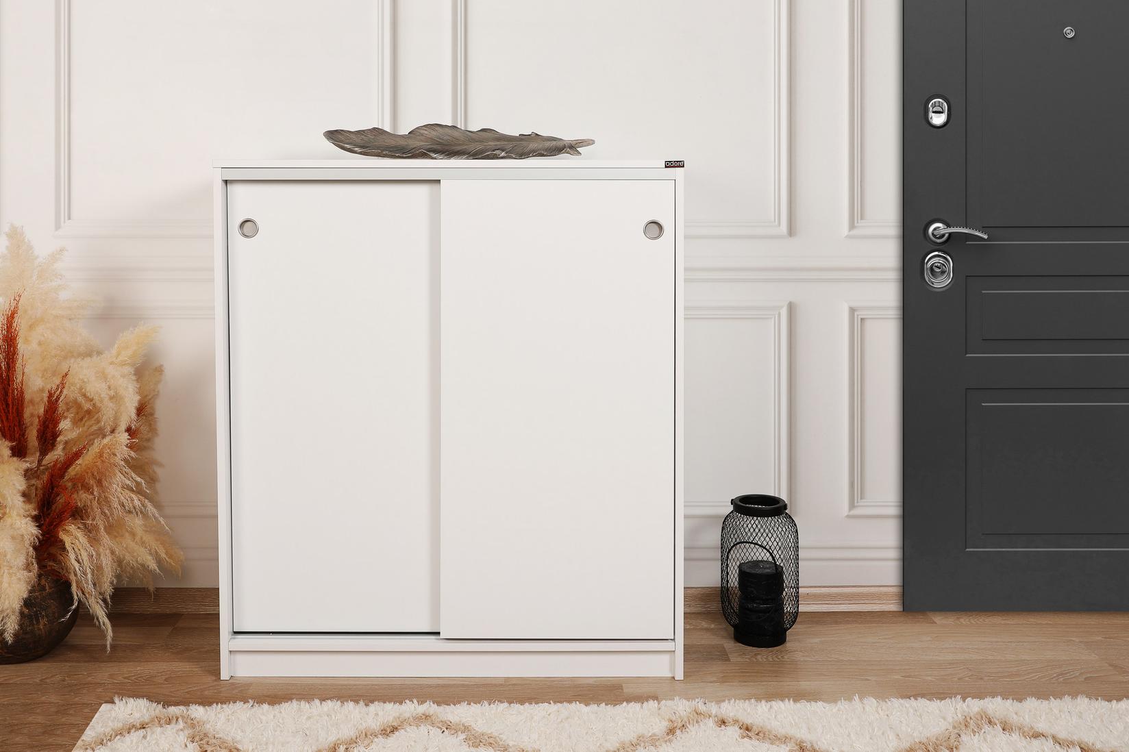 Полица за чевли Hanah Home 91x105x37 см бела