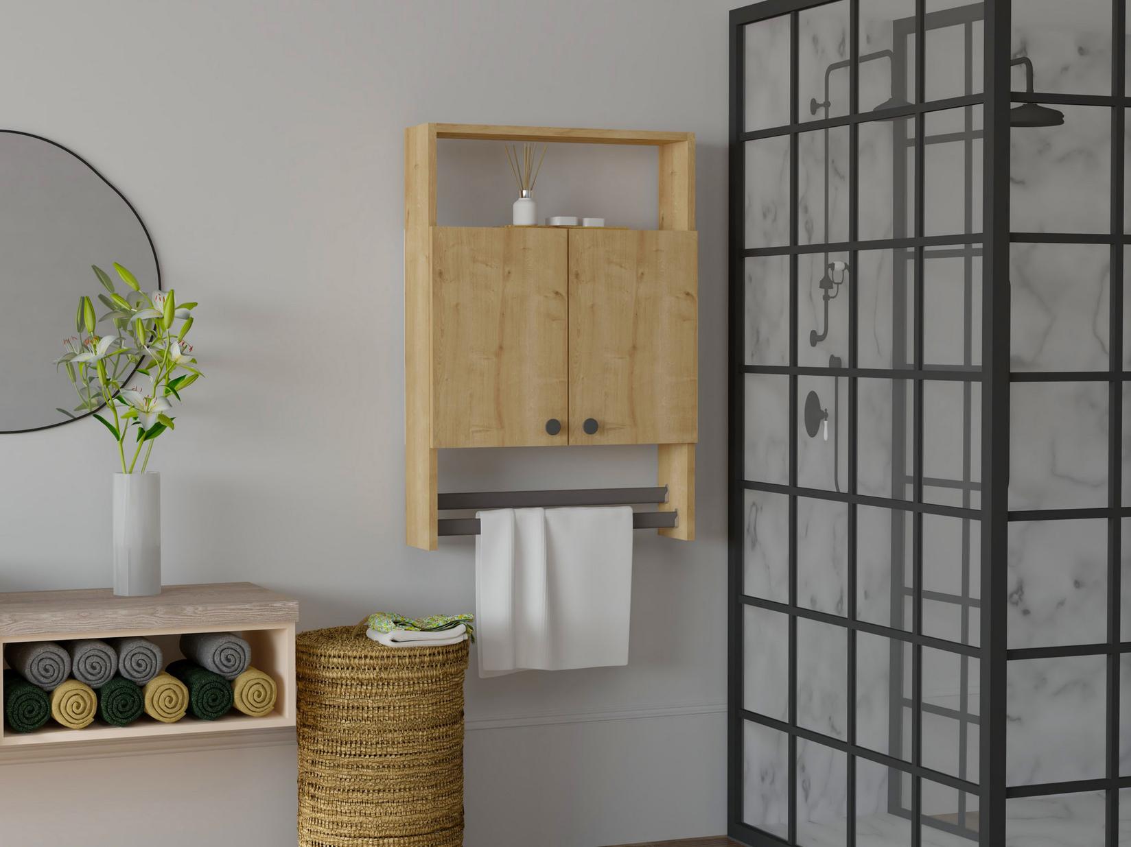 Ормар за бања Hanah Home Ela, црн