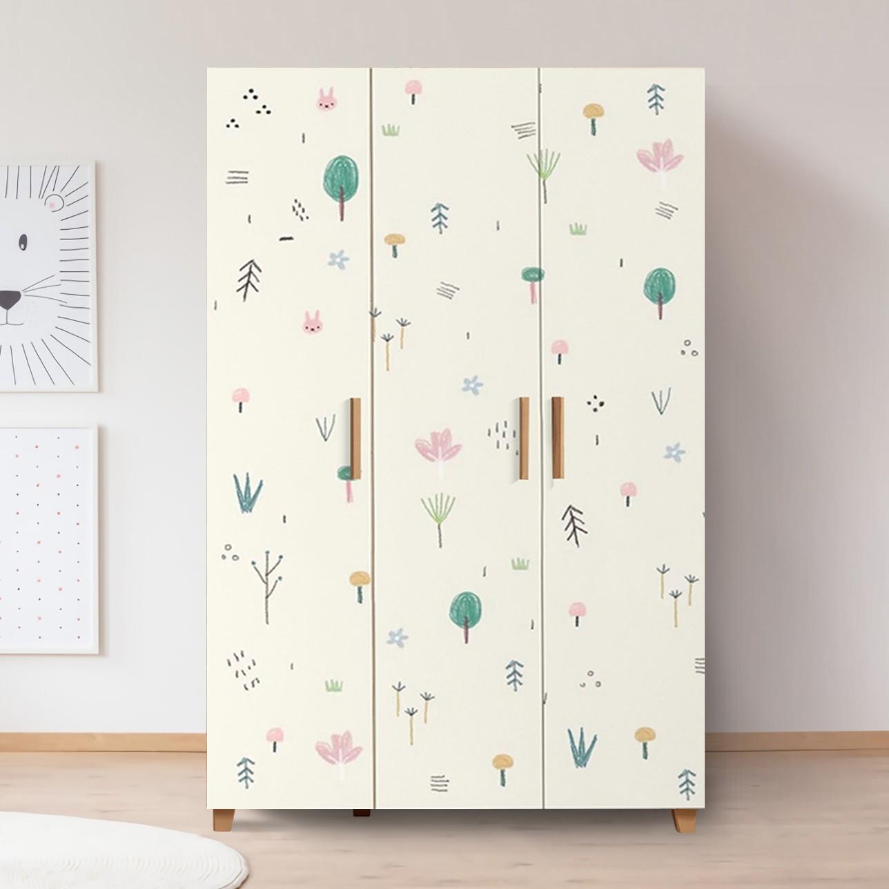 Гардеробер Hanah Home 120x189x48cm беж-бела