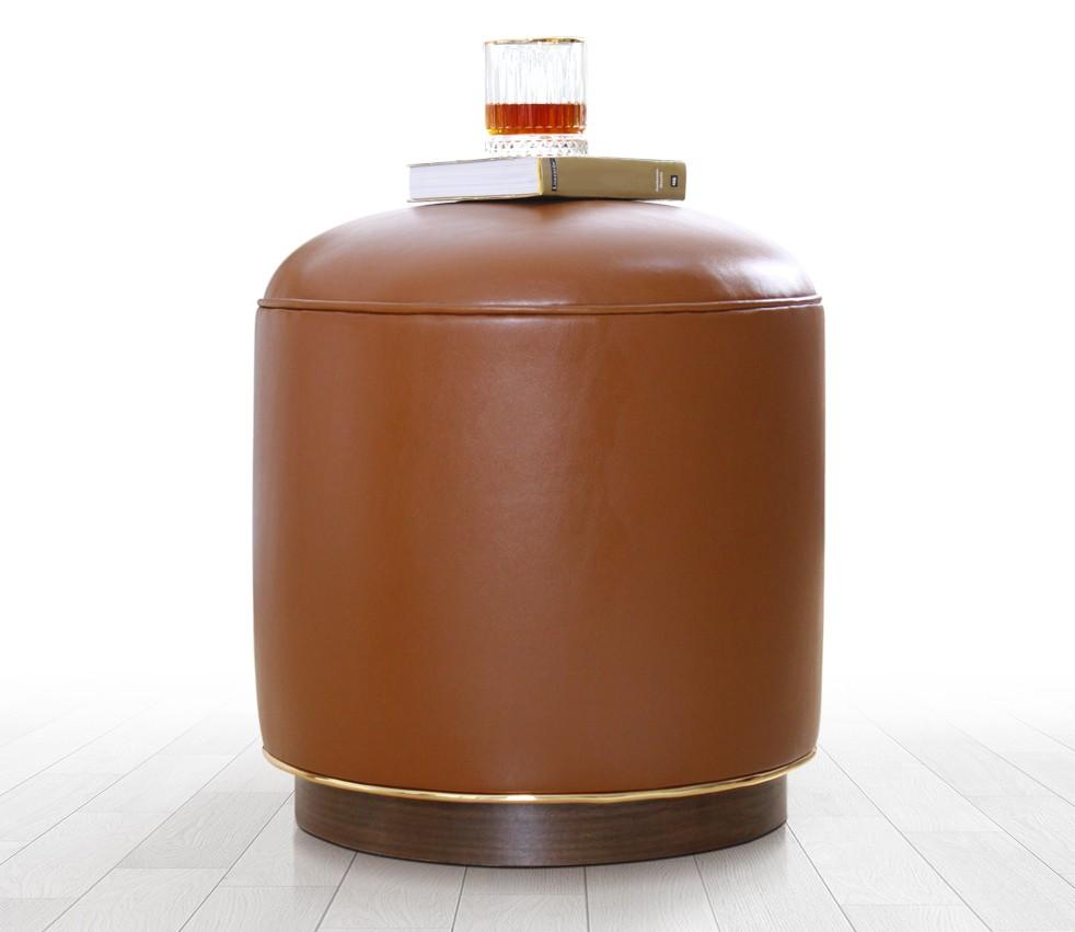 Столче „Ателје дел Софа" 43 см Антрацит