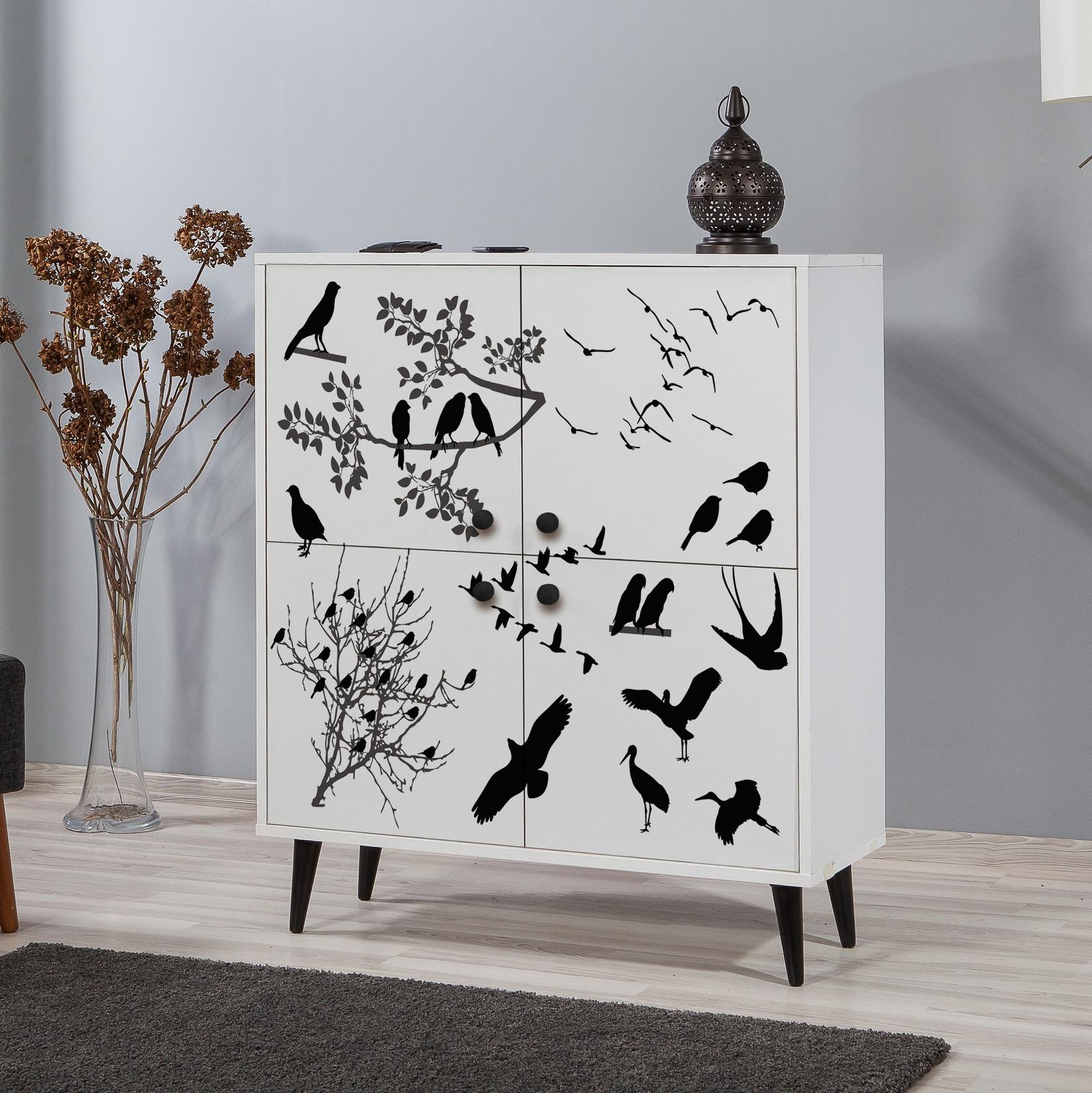 Hanah Home Commode Multilux Article 95x111x36cm Шарена