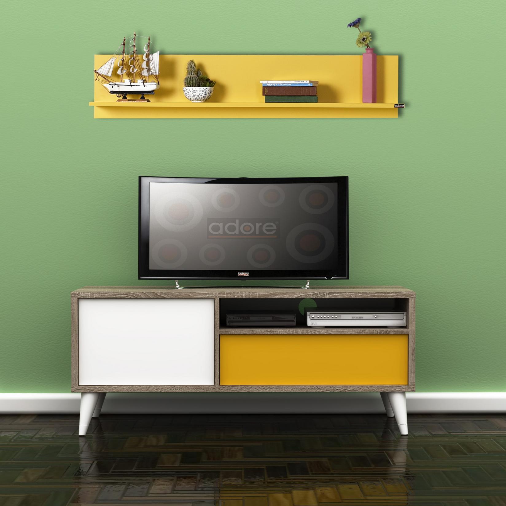 Hanah Home dzидна полица жолта