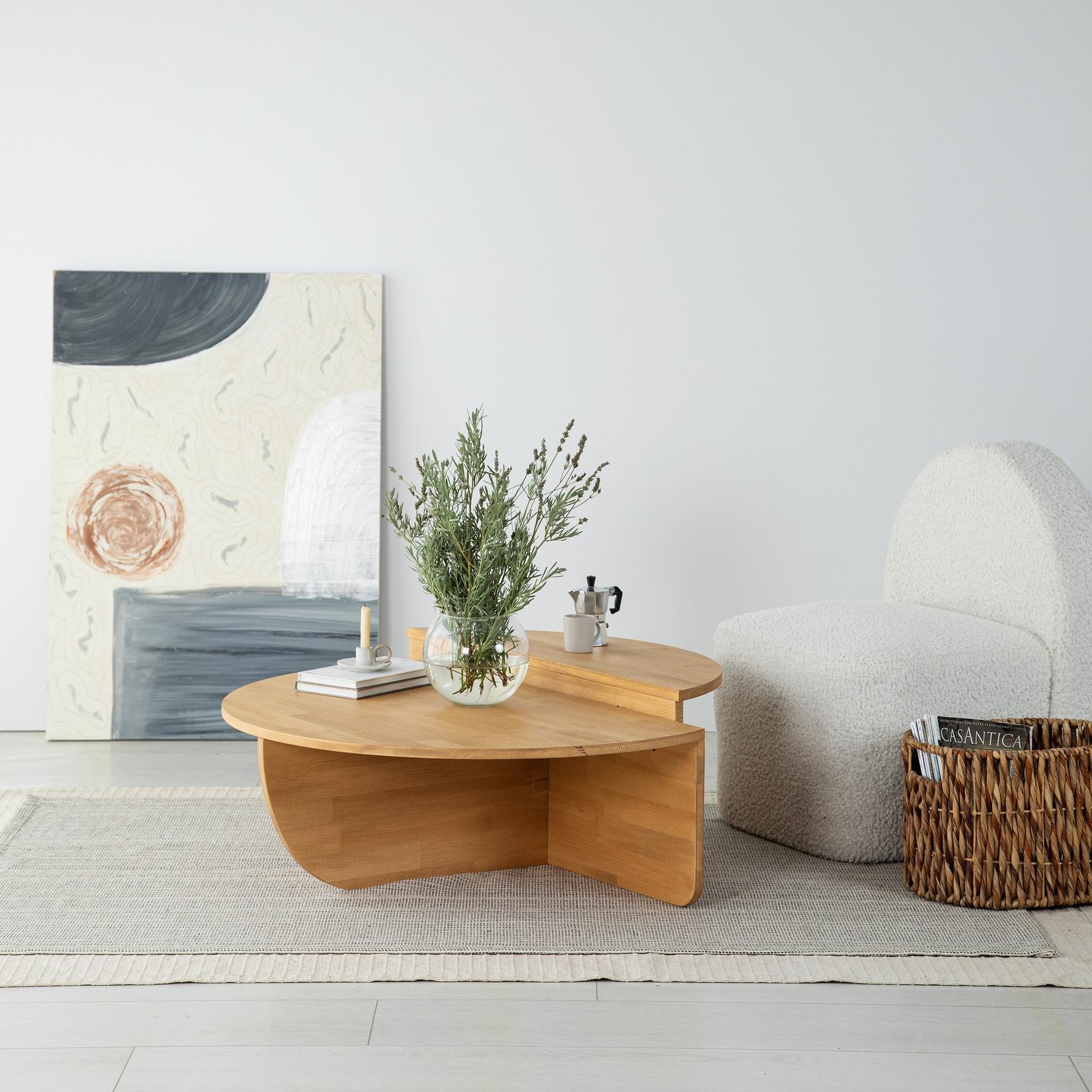 Маса Hanah Home Club Подиум 90x30x60 см црна