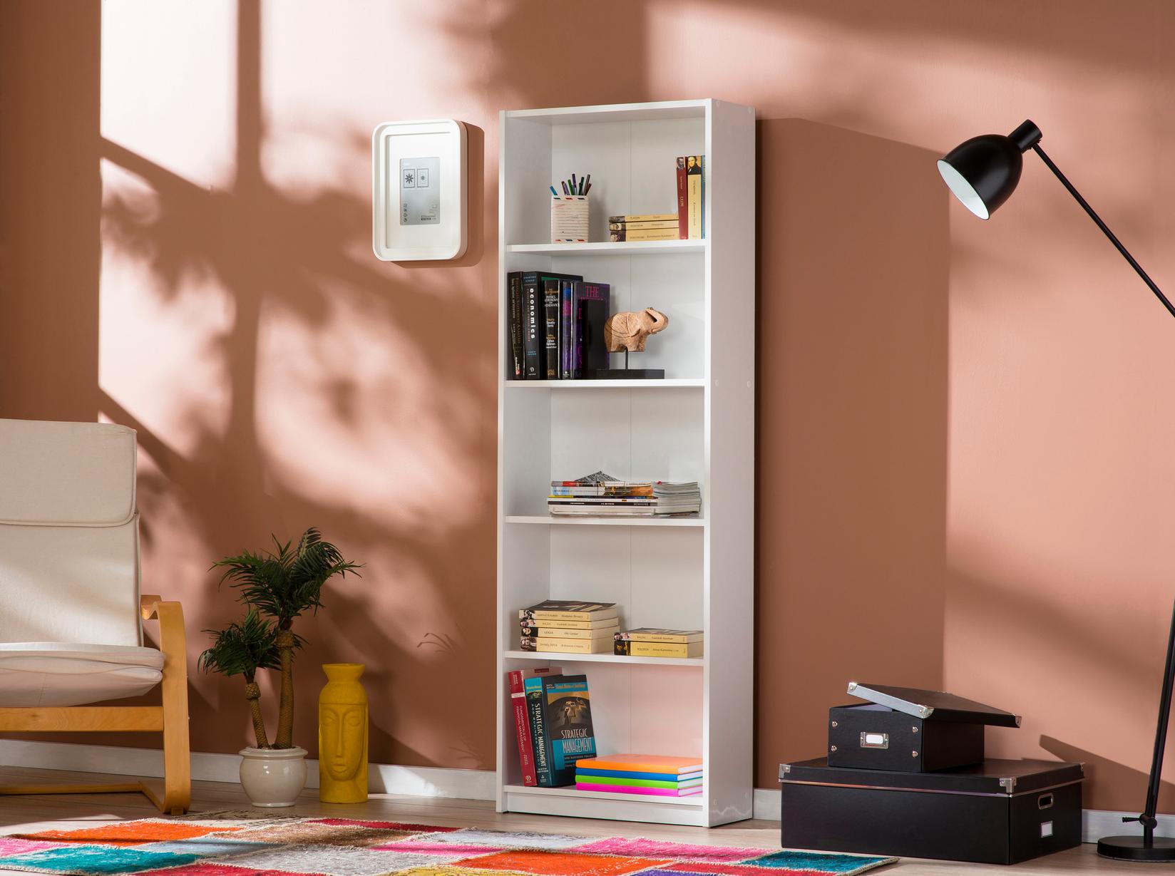 Полица Hanah Home 58x170x23 см бела